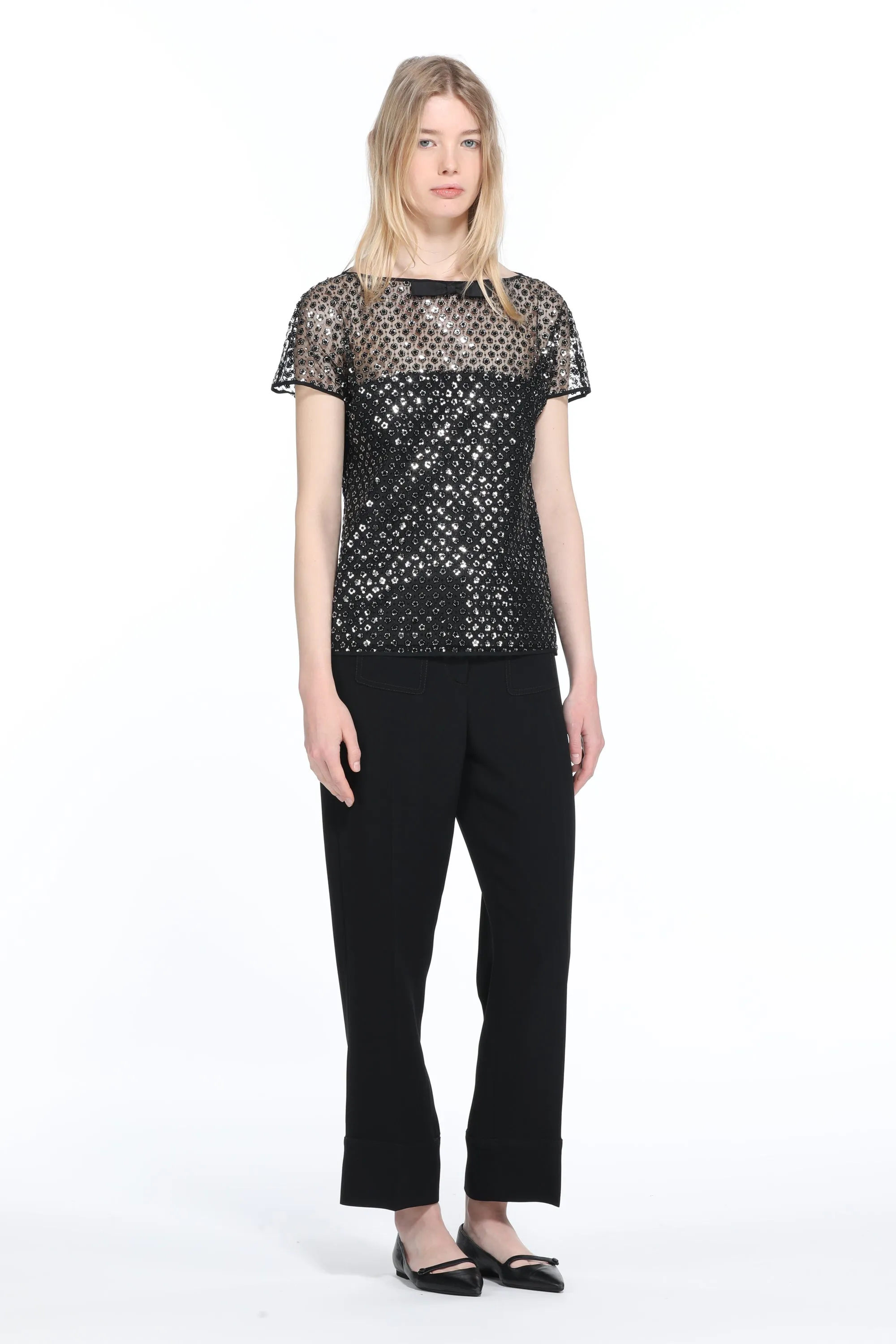 Top in Rete con Paillettes sold by No. 21 product image thumbnail 4