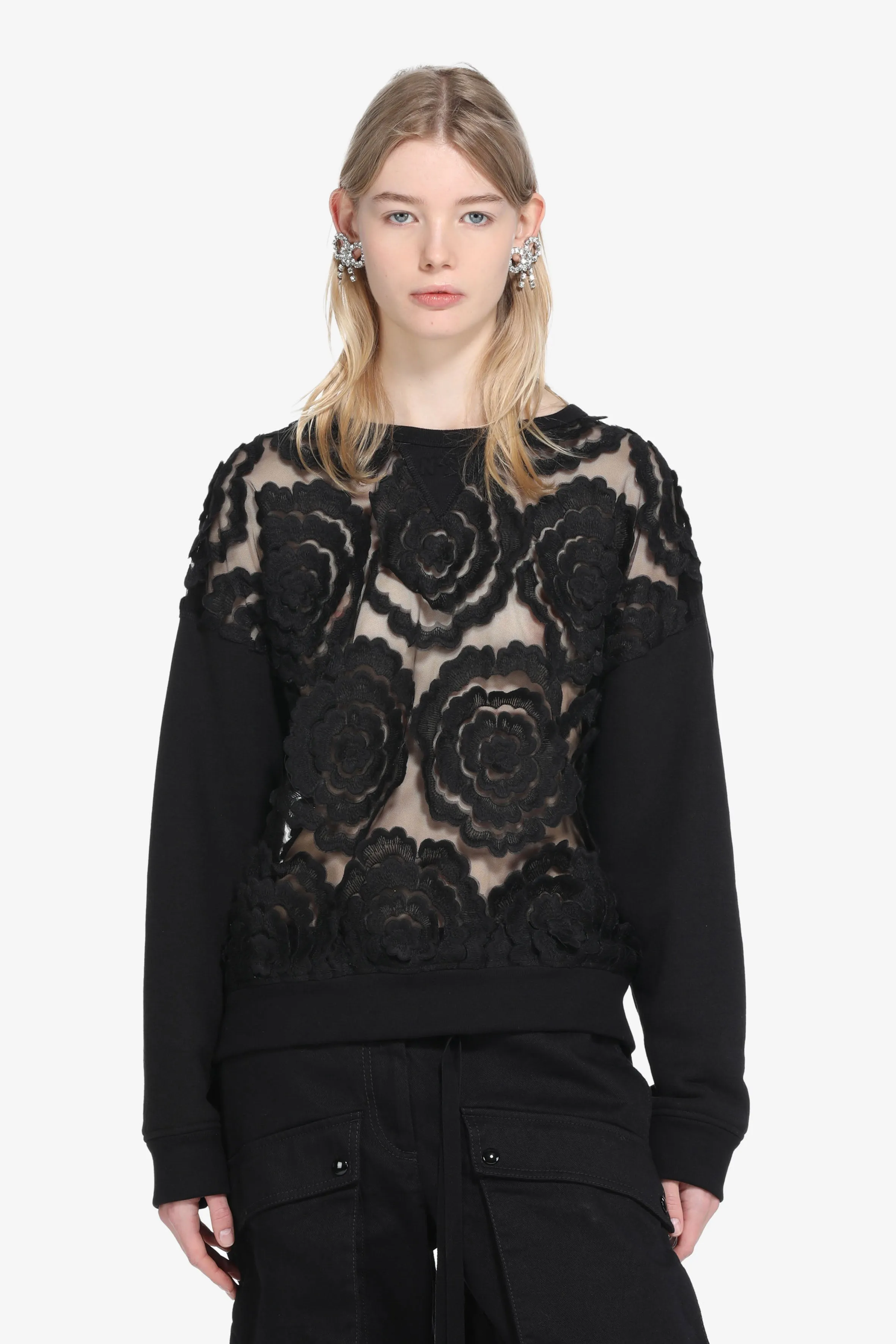 Felpa con Applicazioni Floreali sold by No. 21 product image thumbnail 2