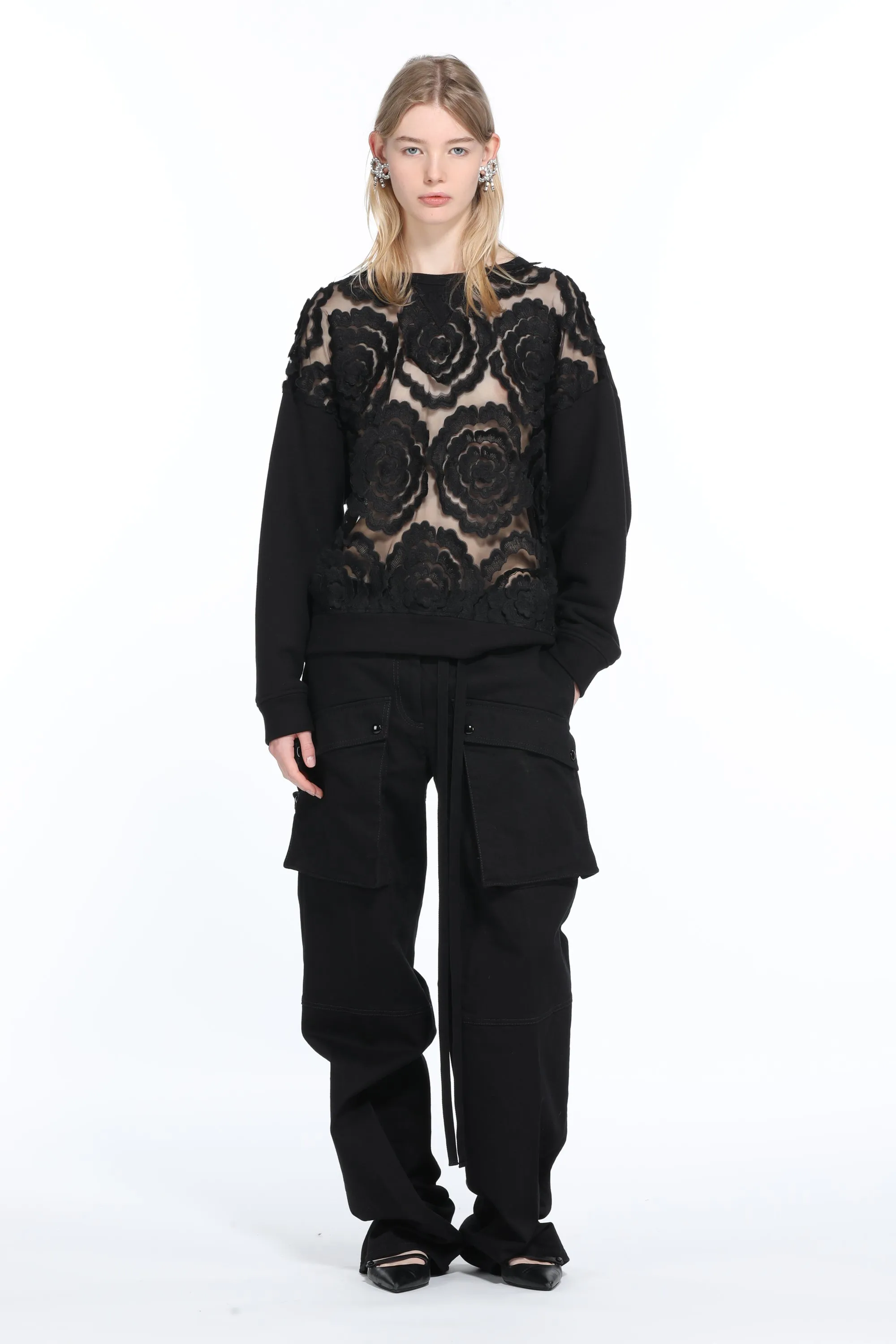 Felpa con Applicazioni Floreali sold by No. 21 product image thumbnail 4