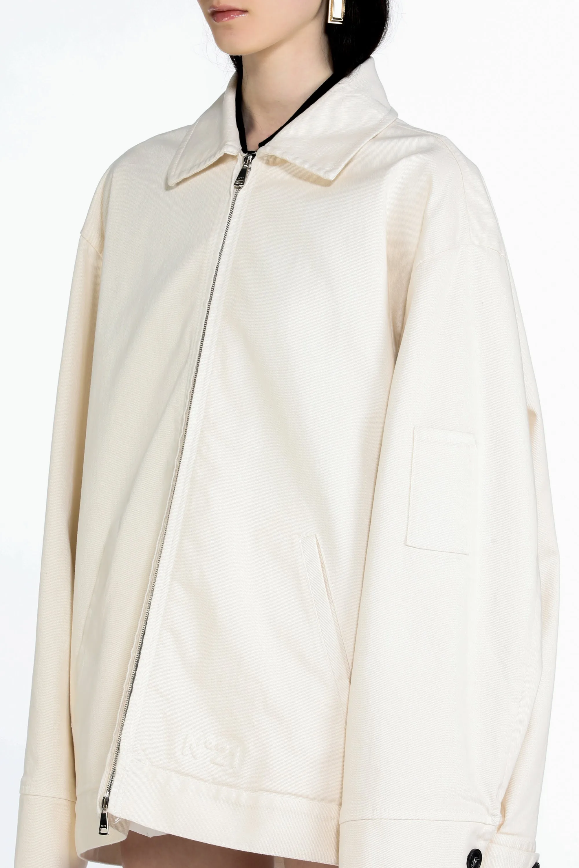 Giacca con zip sold by No. 21 product image thumbnail 5