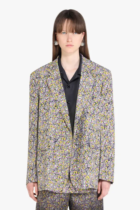 Blazer con motivo floreale sold by No. 21
