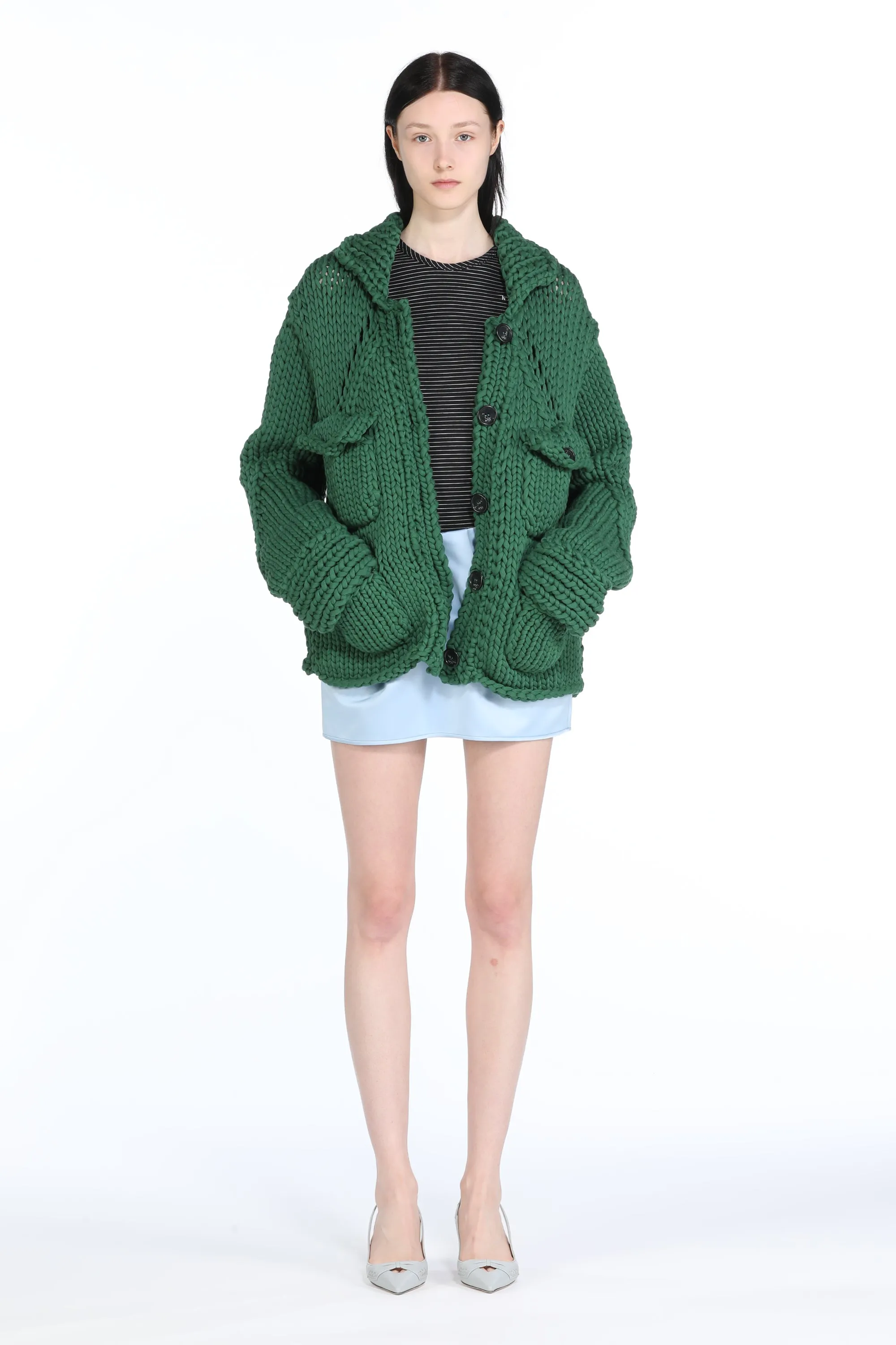 Minigonna in raso con arricciature sold by No. 21 product image thumbnail 4