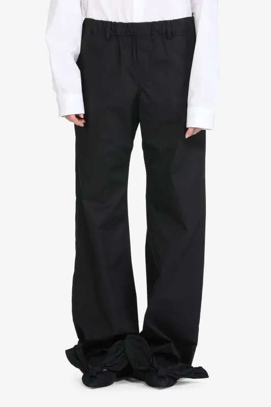 Pantaloni a gamba ampia in cotone sold by No. 21