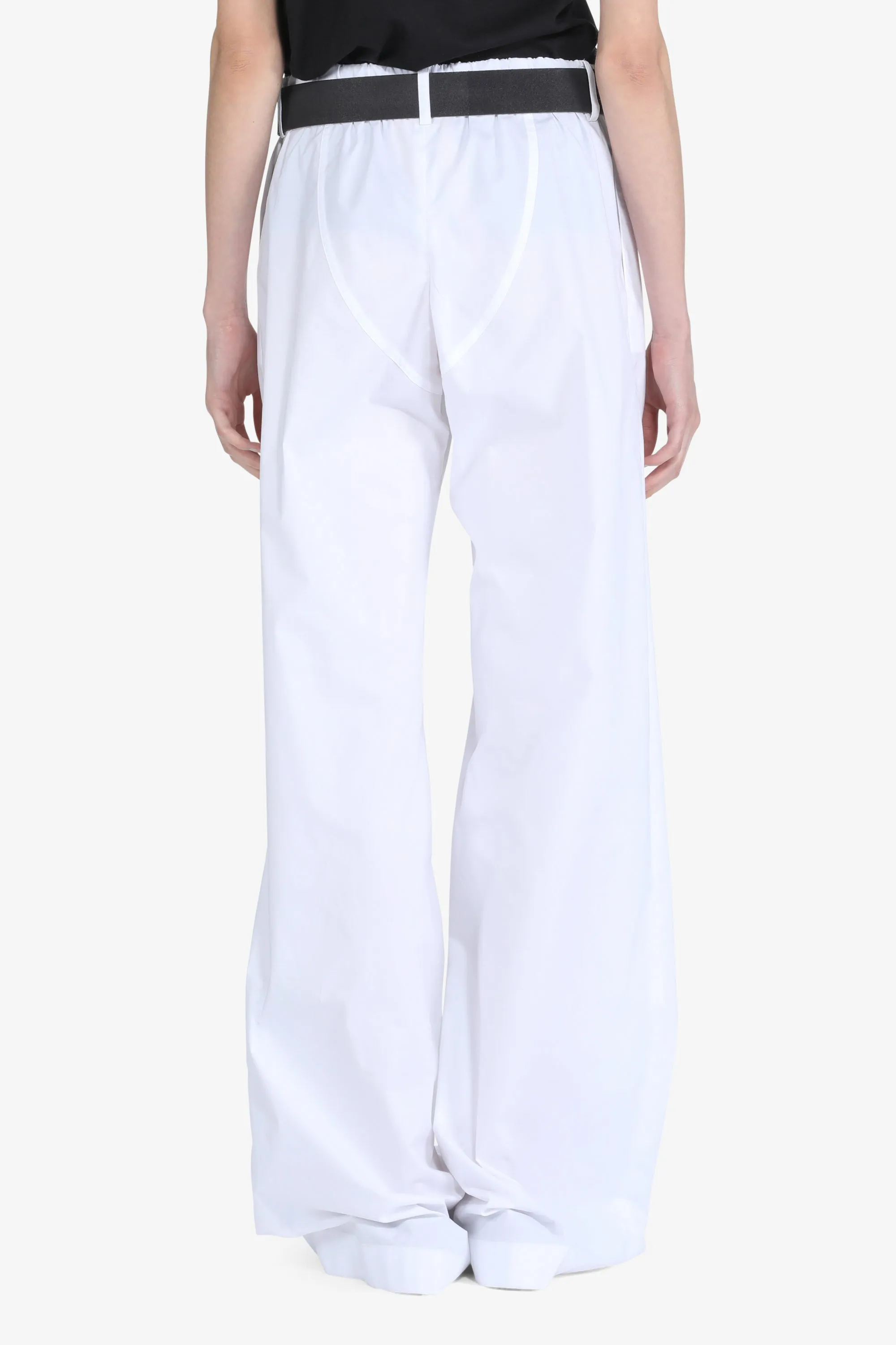 Pantaloni a gamba ampia in cotone sold by No. 21 product image thumbnail 2