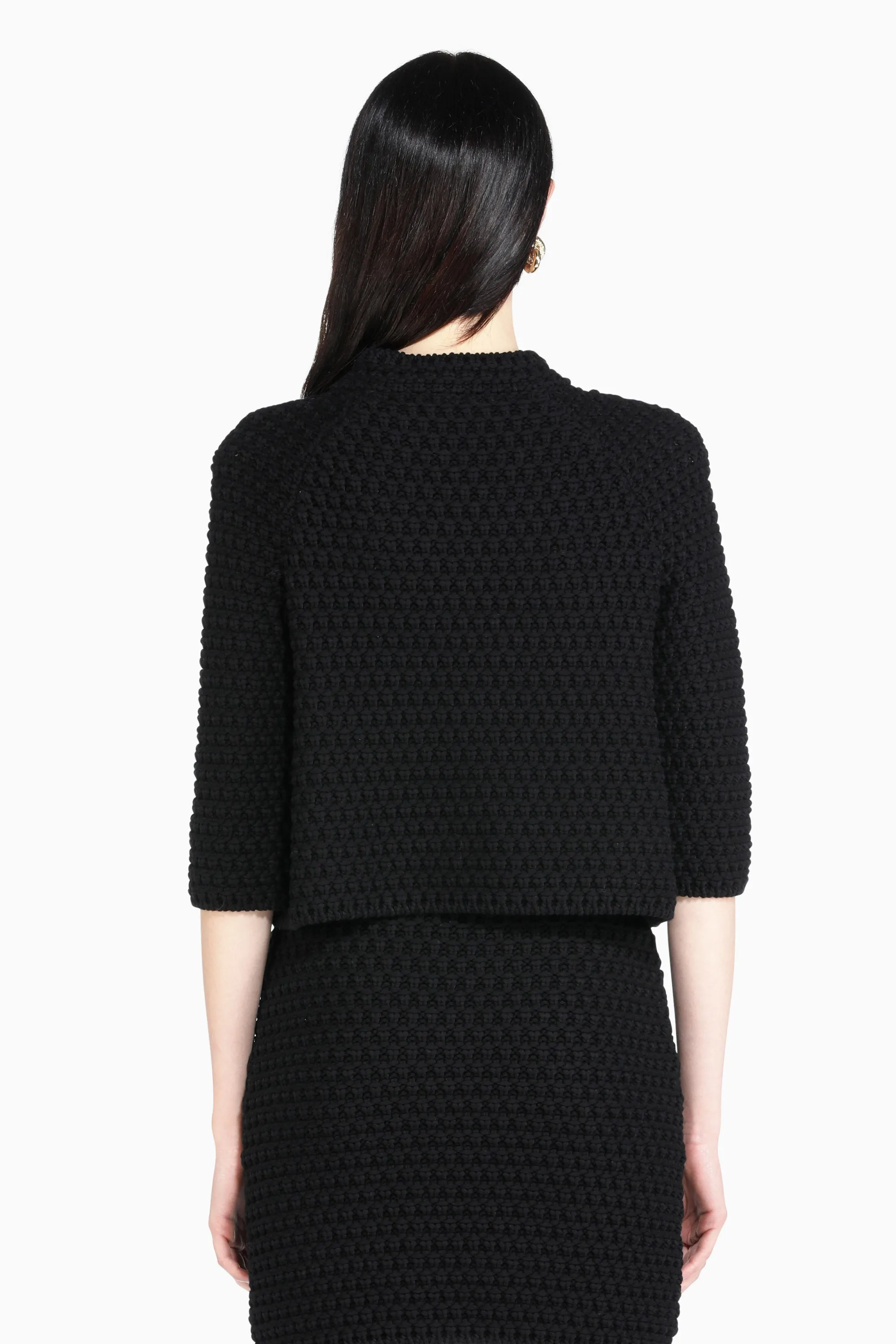Giacca cropped in maglia sold by No. 21 product image thumbnail 2