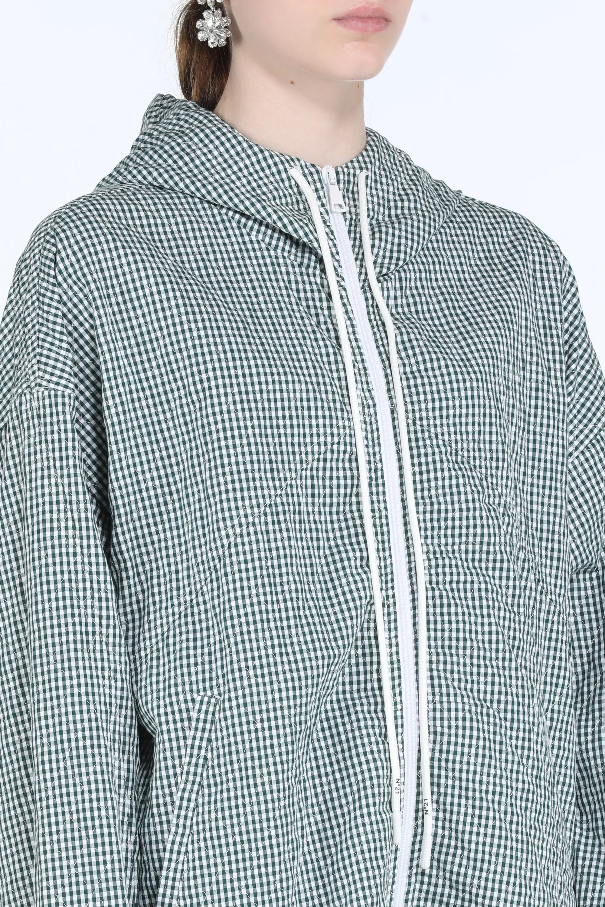 Giacca oversize a quadretti sold by No. 21 product image thumbnail 5