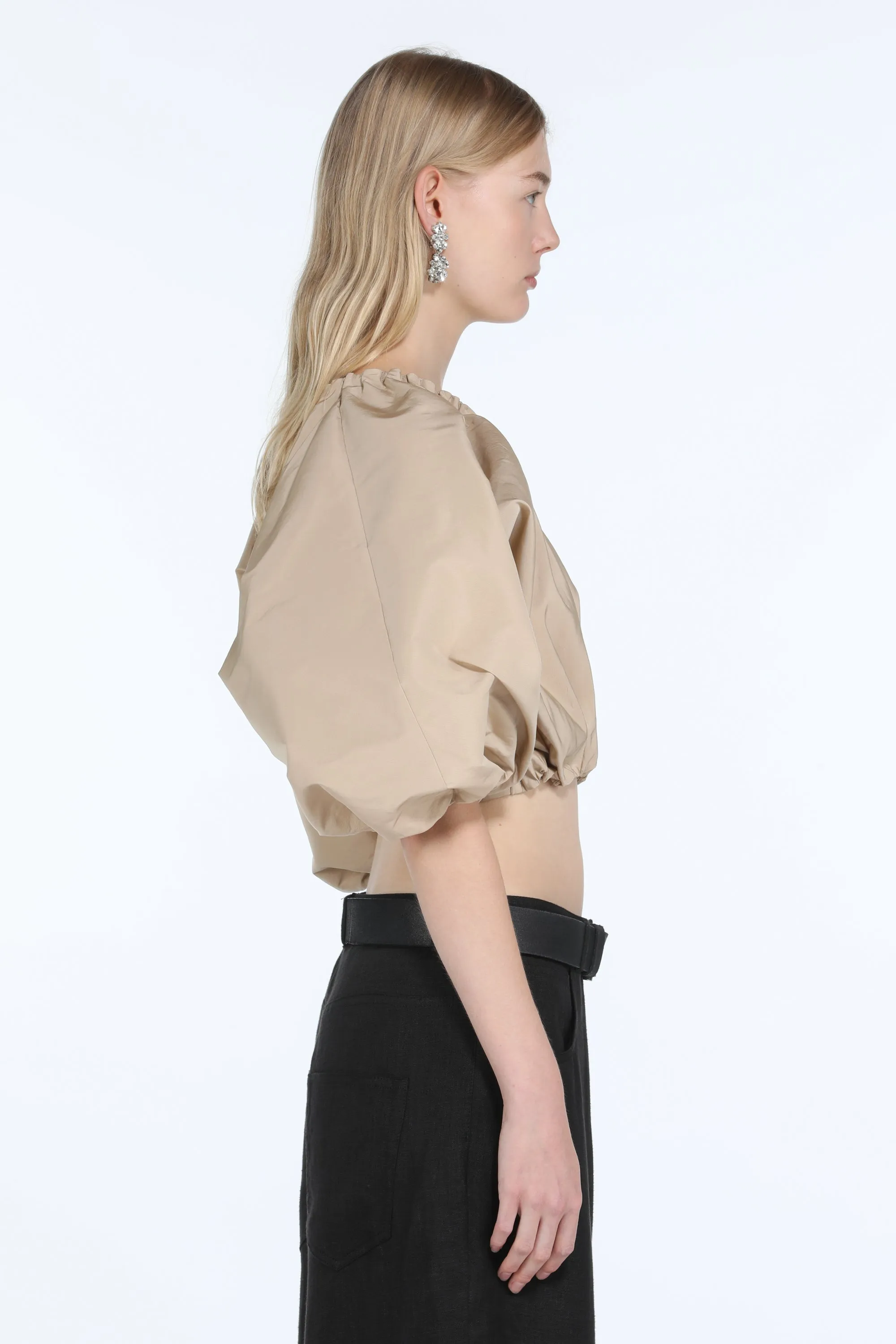 Crop top con maniche a sbuffo sold by No. 21 product image thumbnail 3