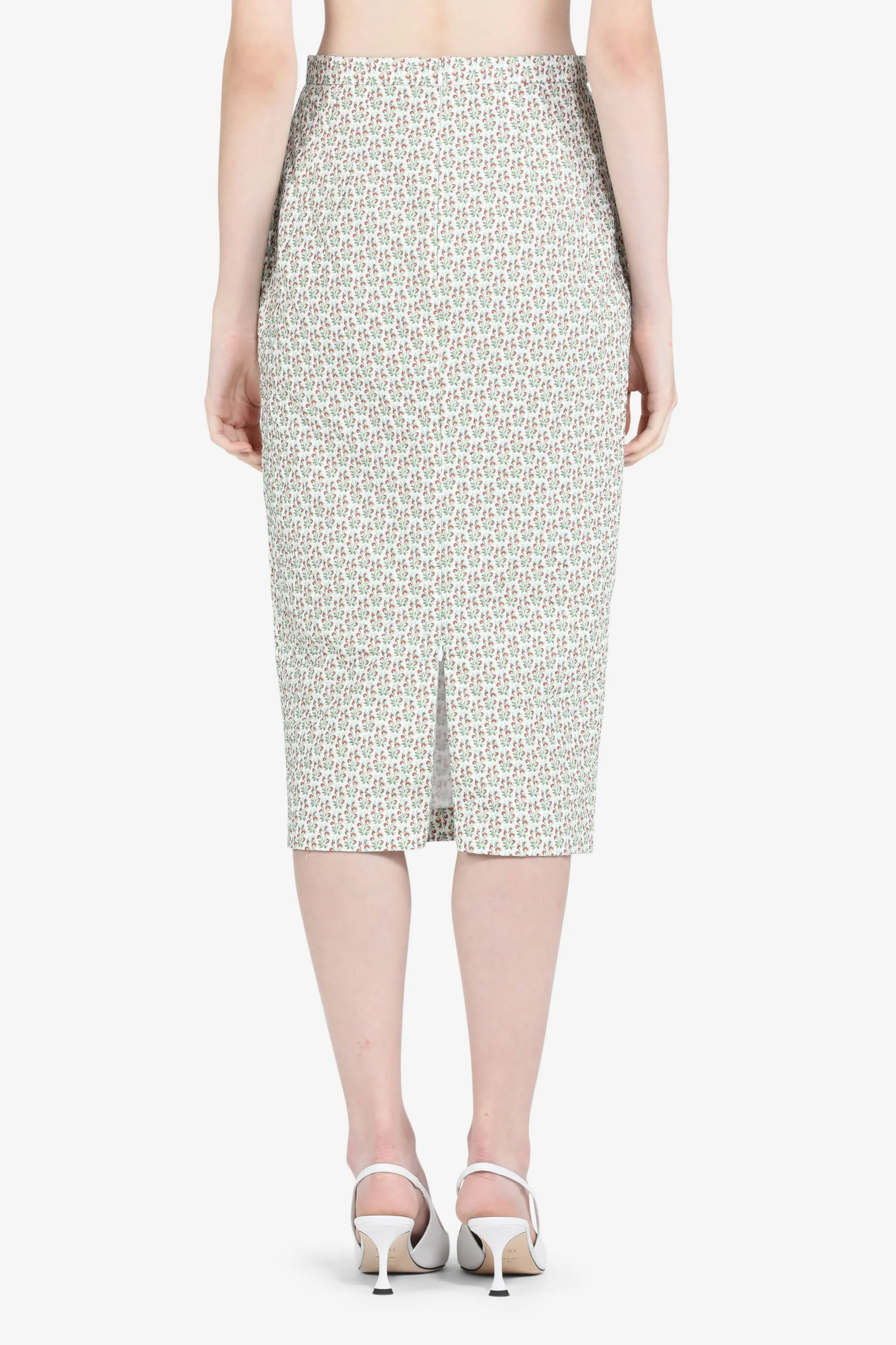 Gonna midi con motivo floreale sold by No. 21 product image thumbnail 2