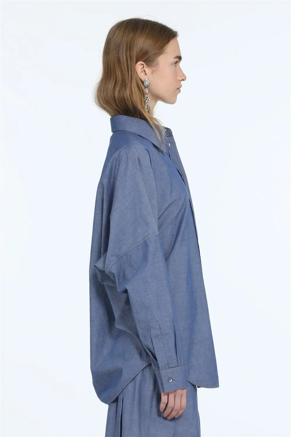 Camicia in cotone con taschino sold by No. 21 product image thumbnail 3