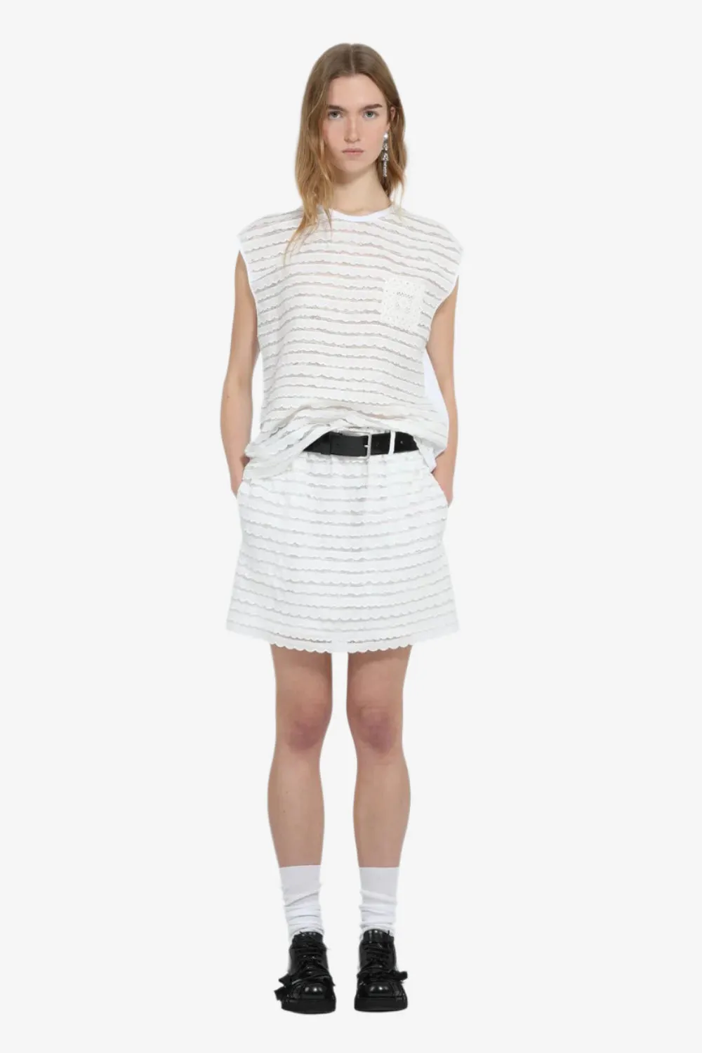 Top semi trasparente in pizzo sold by No. 21 product image thumbnail 4