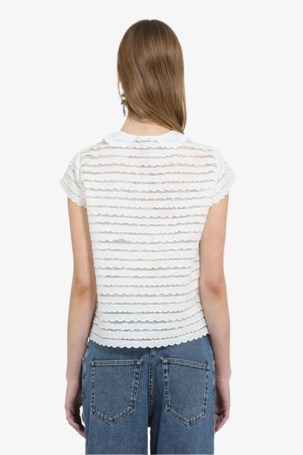 Camicia semi trasparente in pizzo sold by No. 21 product image thumbnail 2