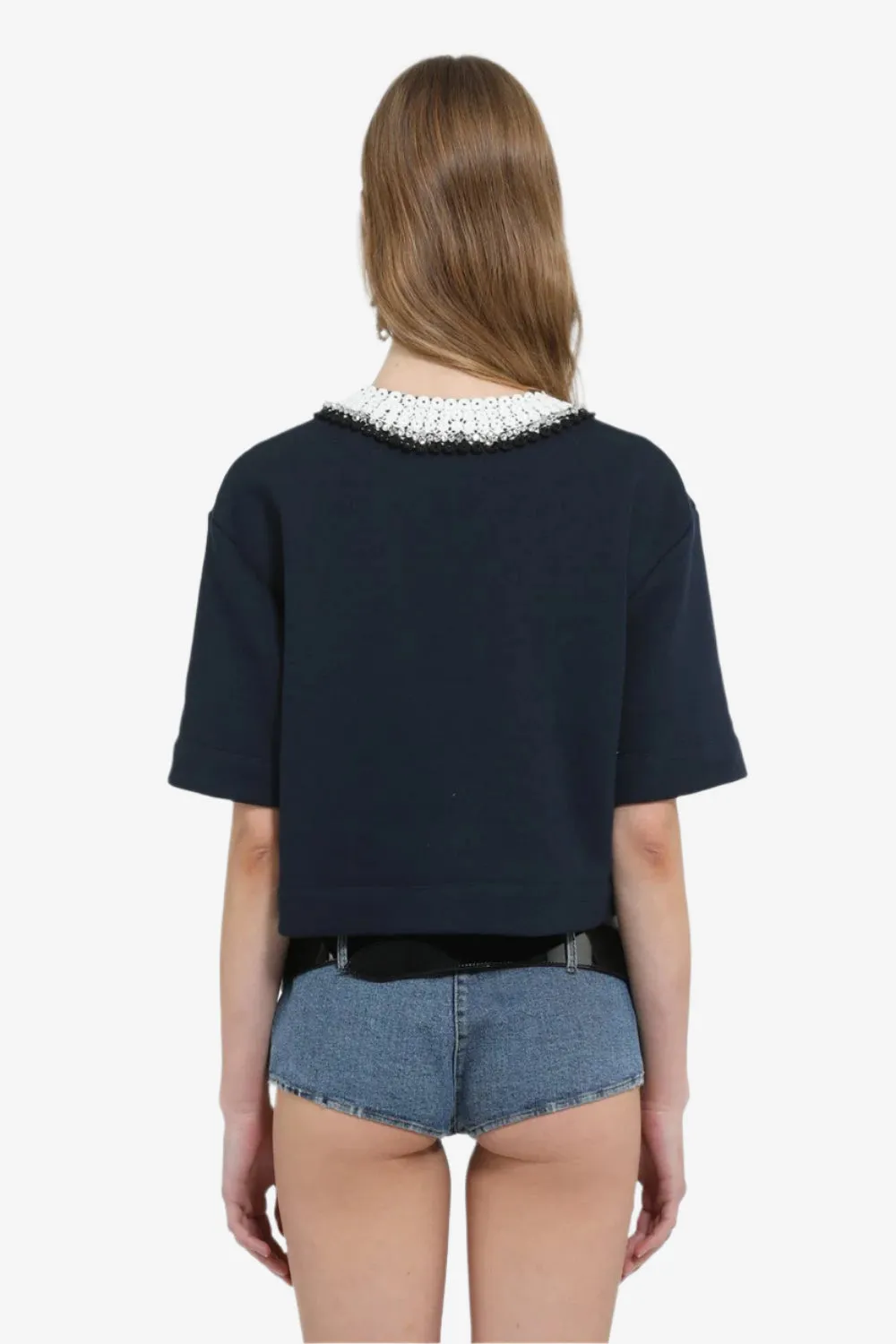 Polo corta con colletto ricamato sold by No. 21 product image thumbnail 2