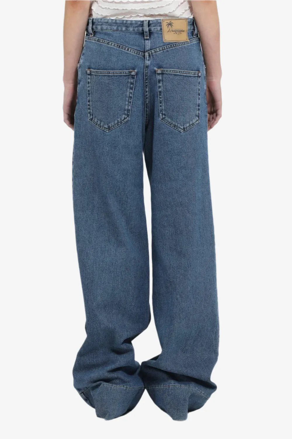 Pantalone in denim relaxed fit sold by No. 21 product image thumbnail 2