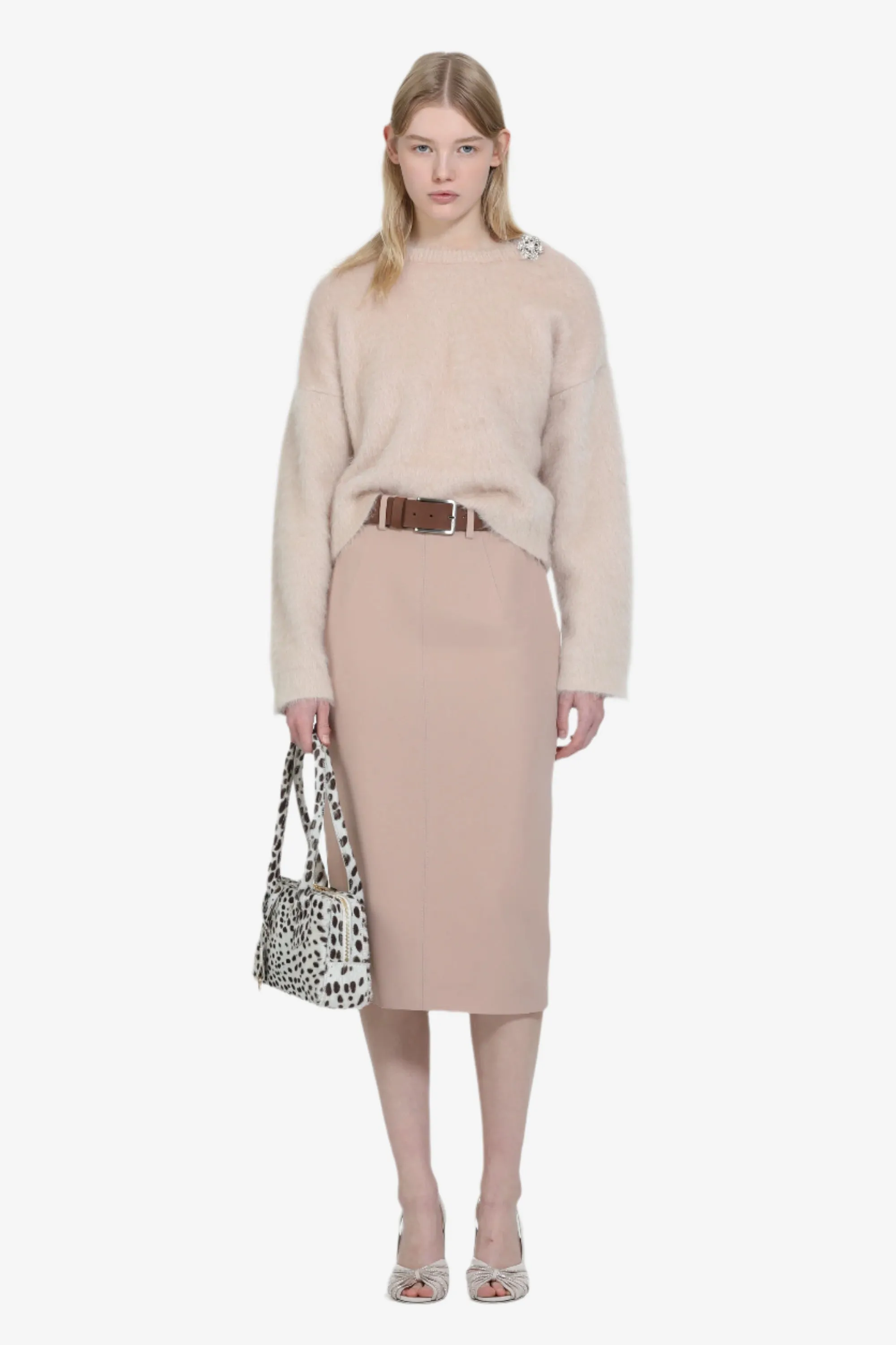 Maglione con bottone gioiello a fiore sold by No. 21 product image thumbnail 4