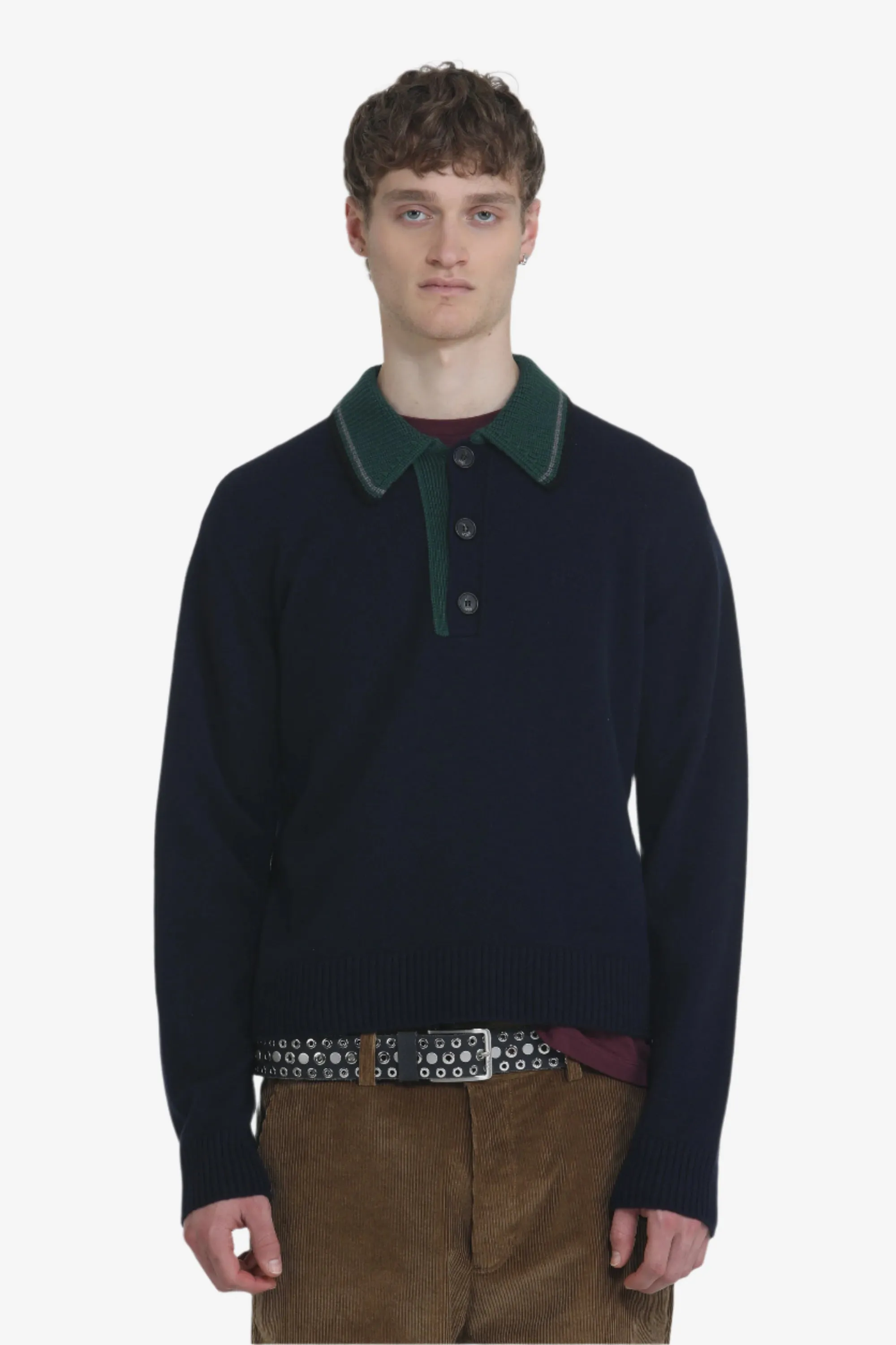 Maglione con colletto a contrasto sold by No. 21