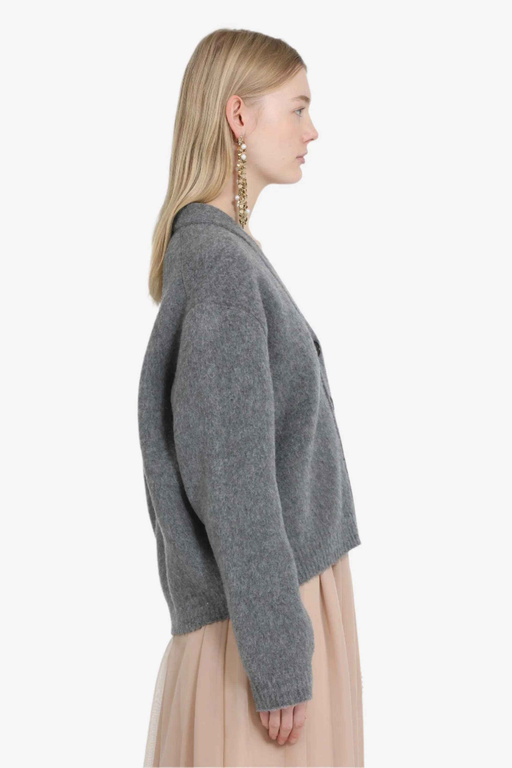 Maglia Cardigan con logo sold by No. 21 product image thumbnail 3