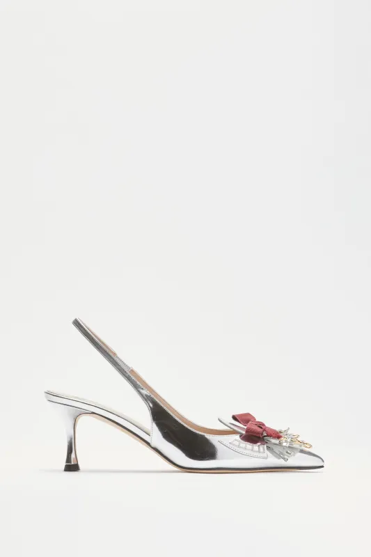 Slingback con frange e borchie sold by No. 21