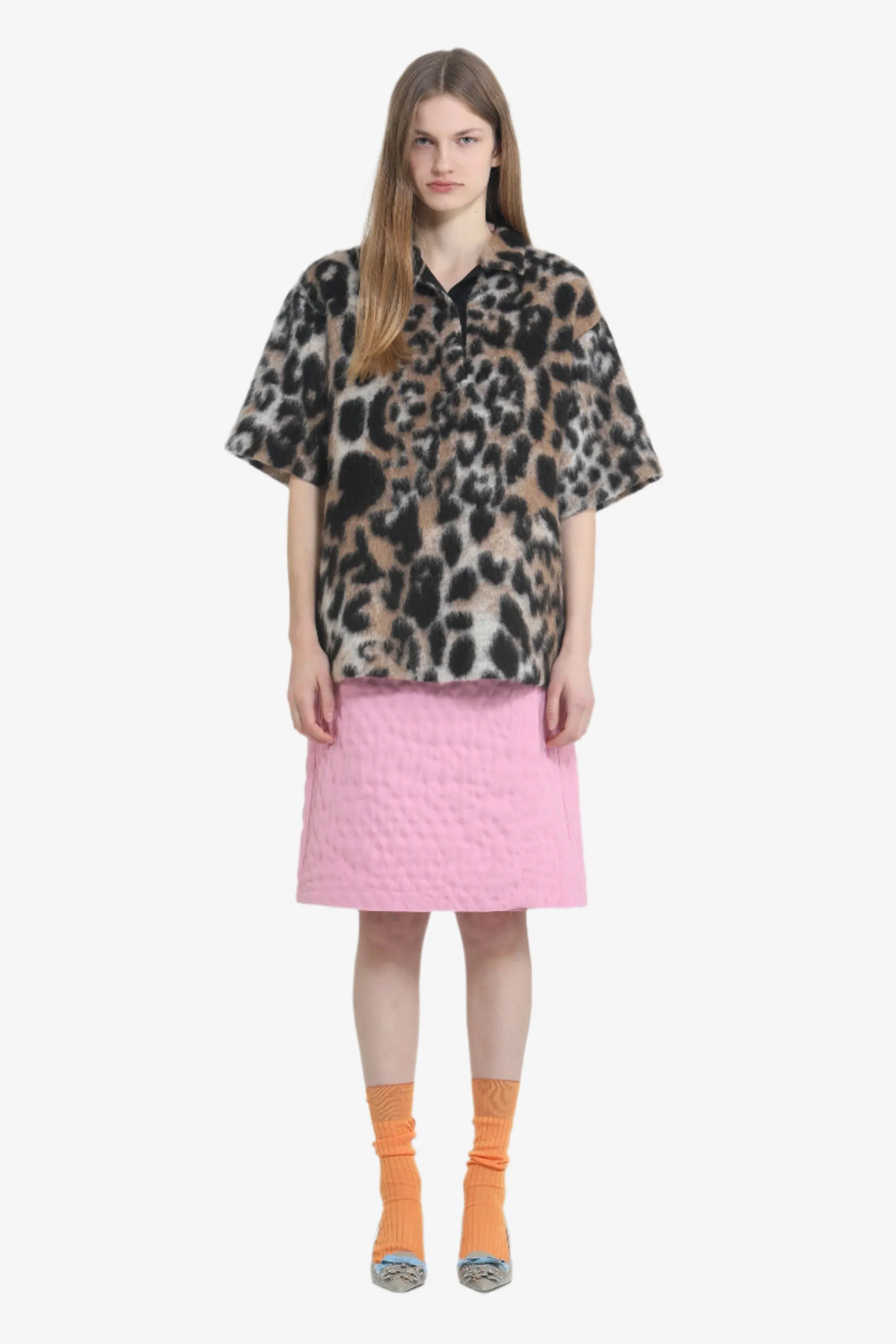 Felpa camicia effetto maculato sold by No. 21 product image thumbnail 4