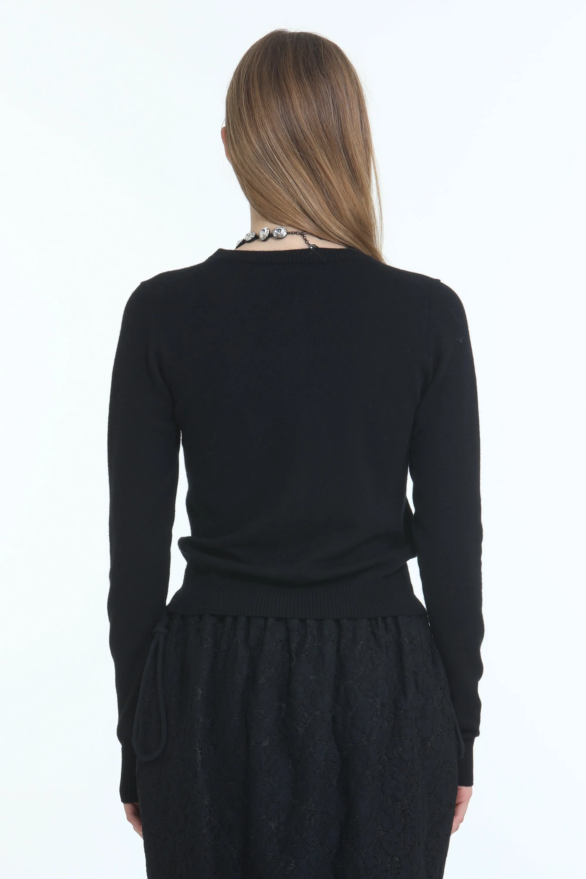 Cardigan girocollo con logo sold by No. 21 product image thumbnail 2