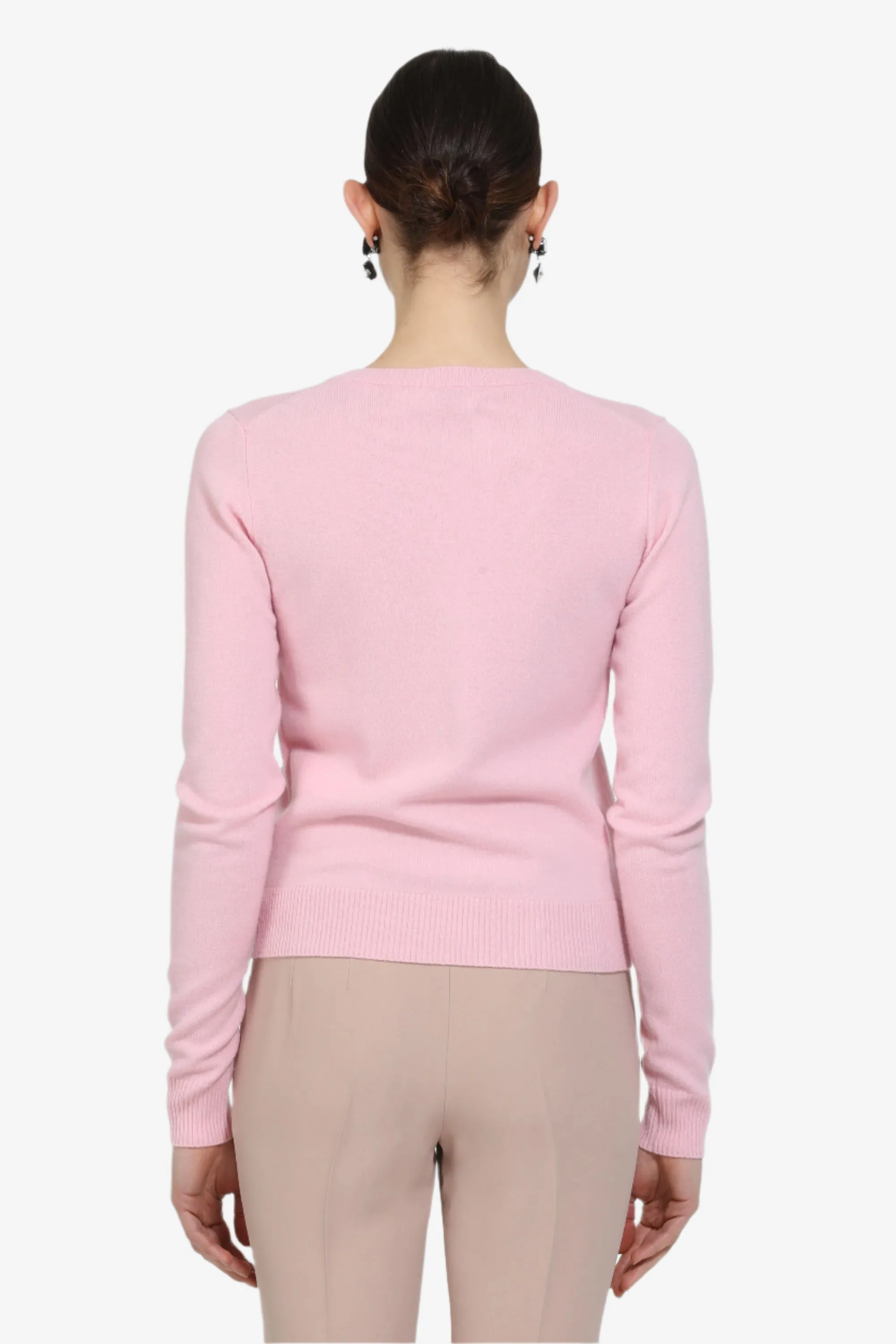 Cardigan girocollo con logo sold by No. 21 product image thumbnail 2