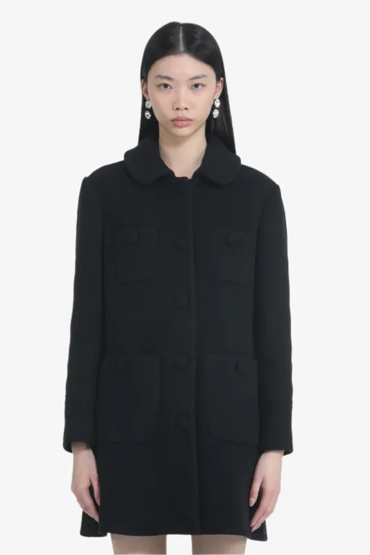 Cappotto corto con bottoni grandi e colletto arrottondato sold by No. 21