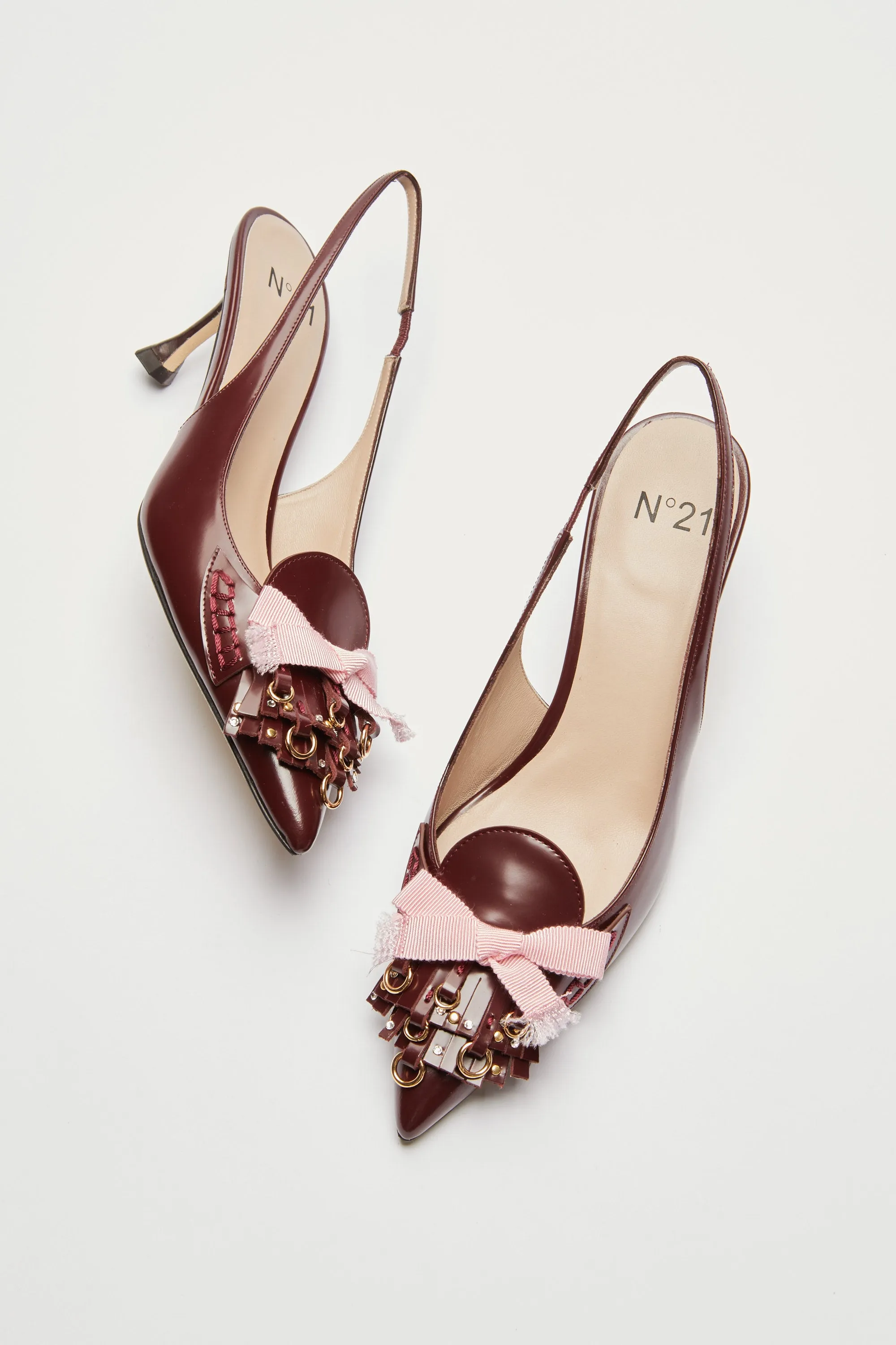 Slingback con frange e borchie sold by No. 21 product image thumbnail 5