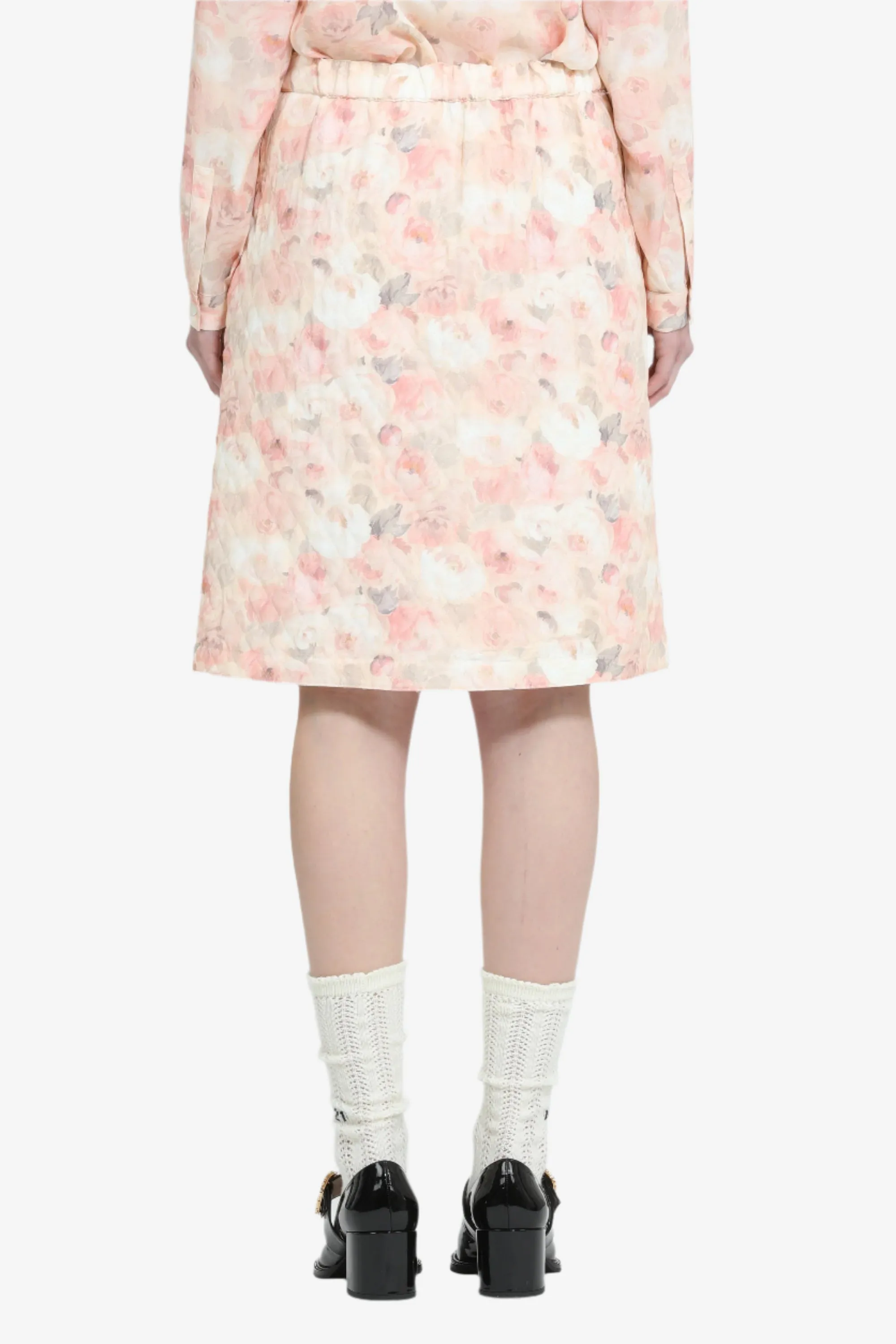 Gonna a portafoglio sopra il ginocchio con stampa fiori sold by No. 21 product image thumbnail 2