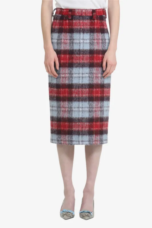 Gonna a tubino a quadri sold by No. 21