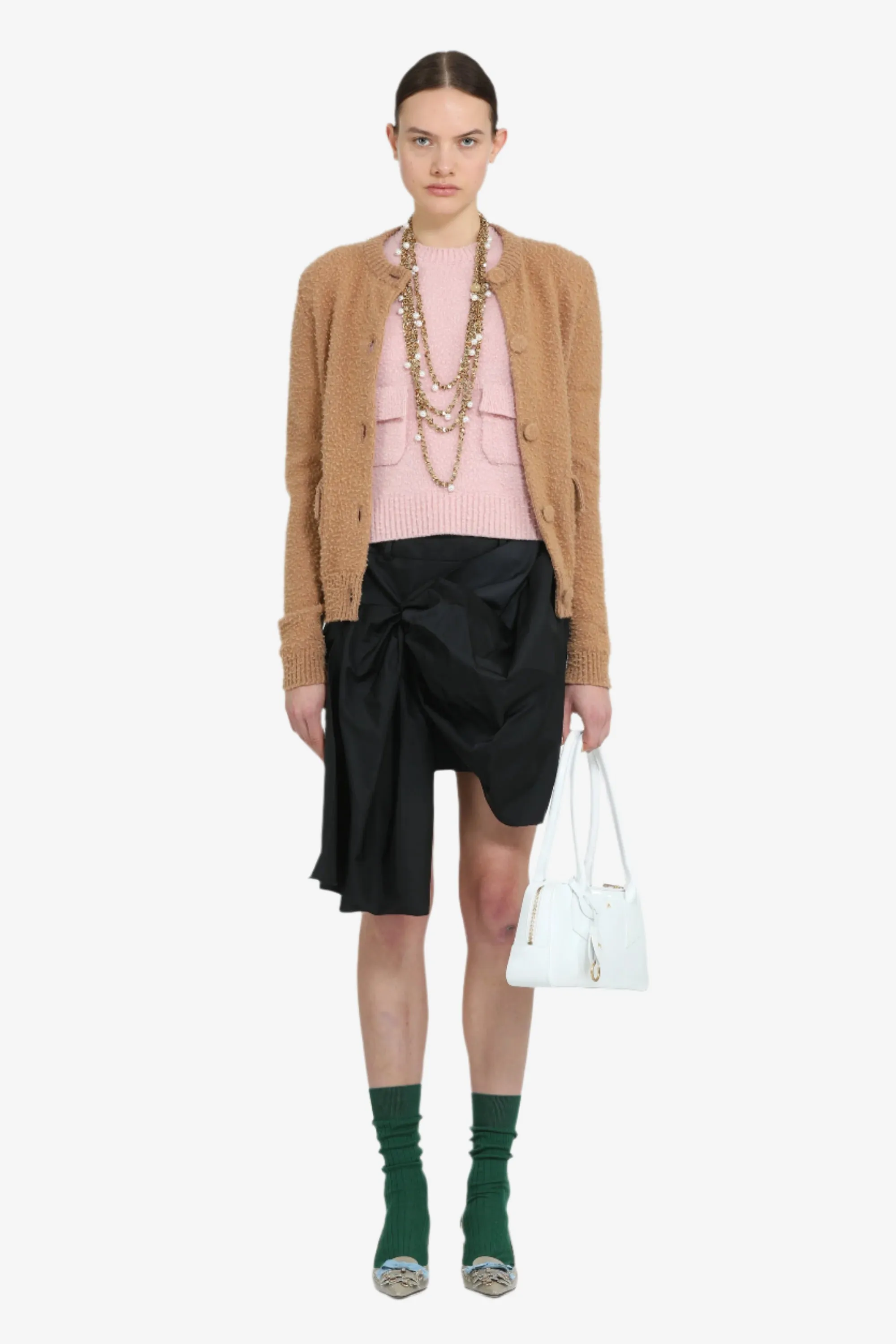 Cardigan girocollo con taschine sold by No. 21 product image thumbnail 4