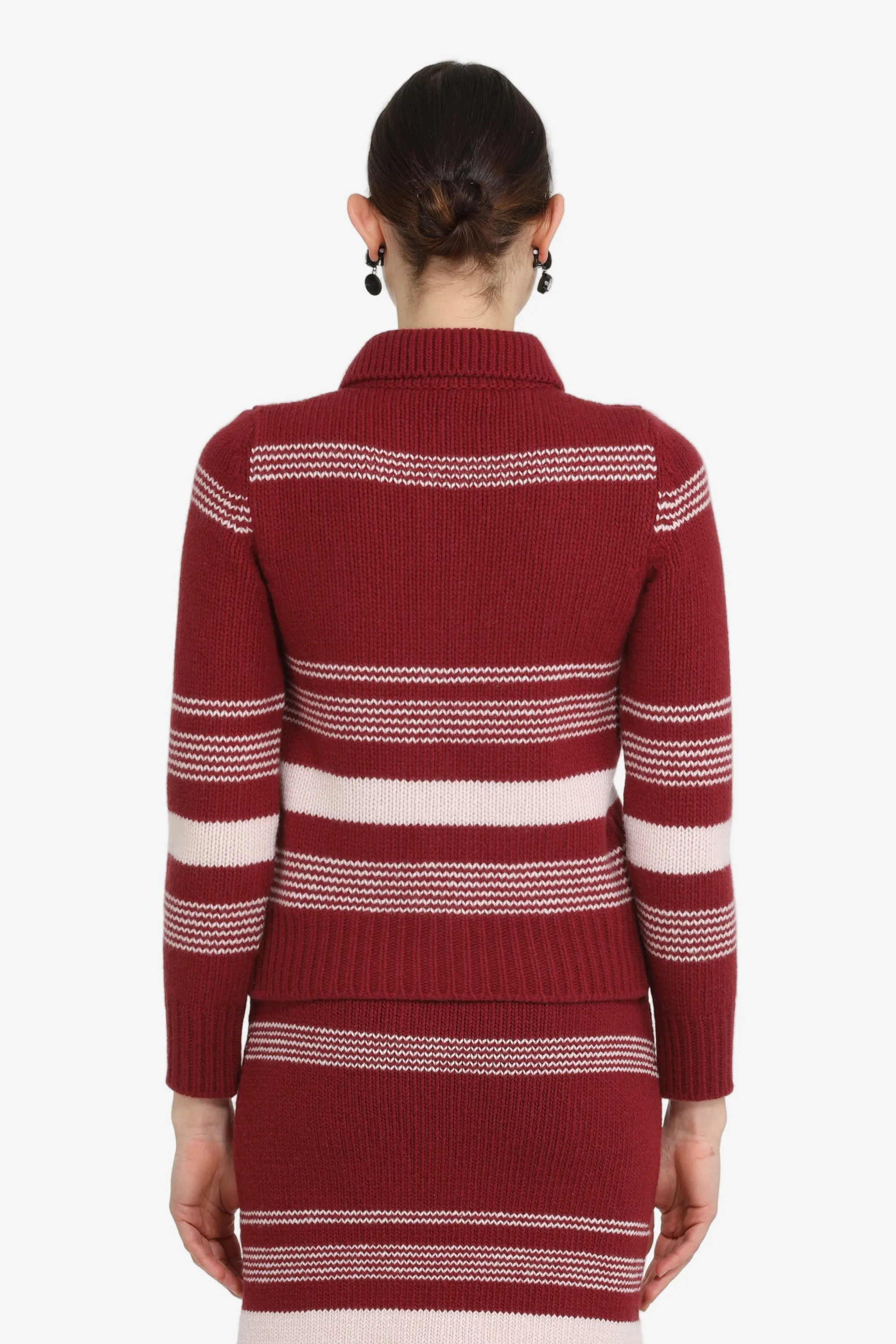 Cardigan a righe con colletto sold by No. 21 product image thumbnail 2