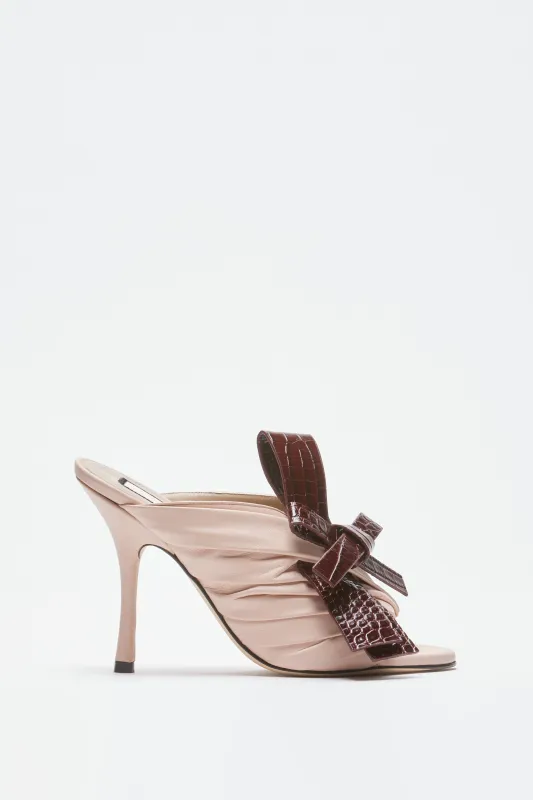 Mules tacco alto con fiocco sold by No. 21