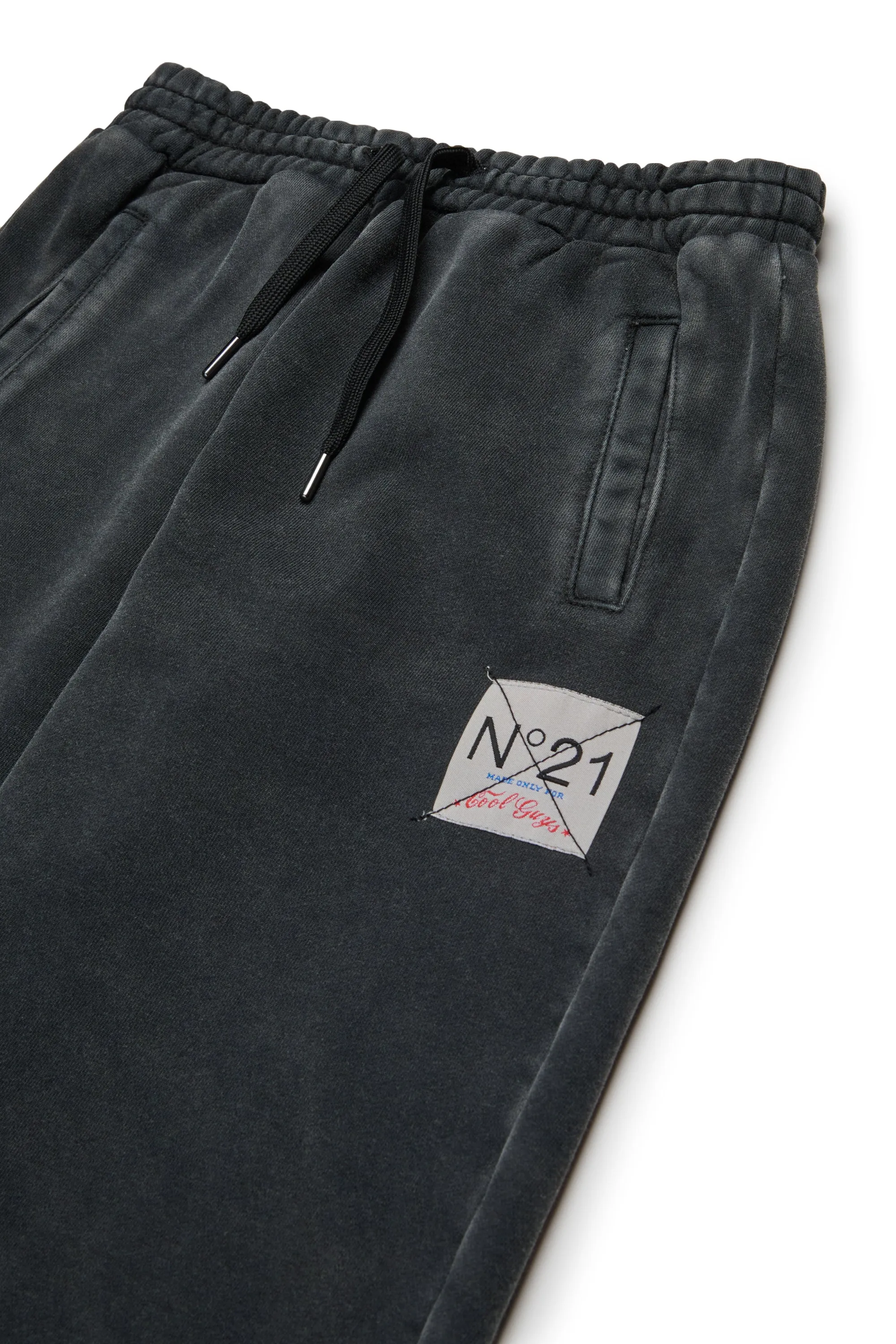 Pantaloni jogger in felpa effetto vissuto sold by No. 21 product image thumbnail 3