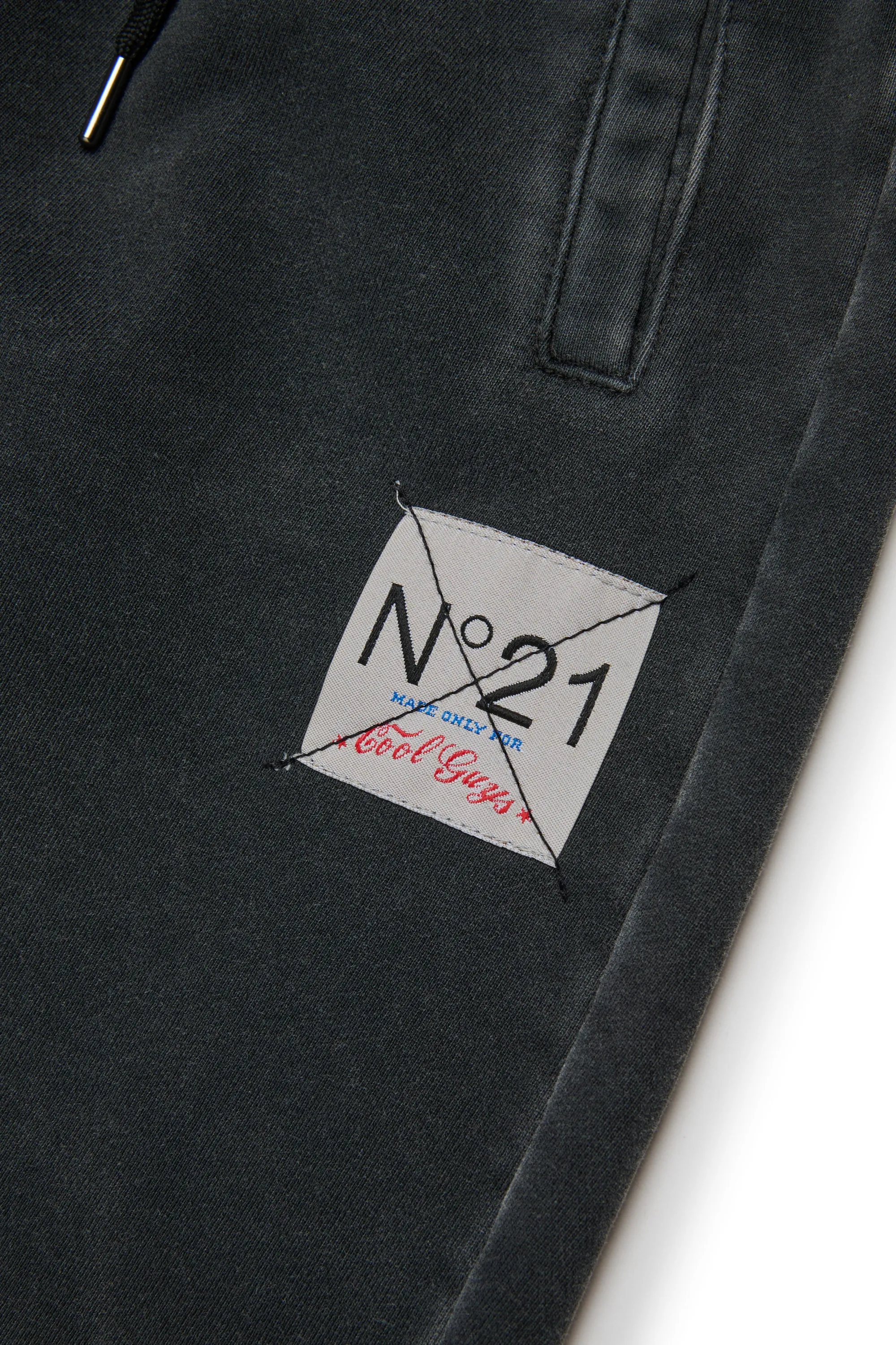 Pantaloni jogger in felpa effetto vissuto sold by No. 21 product image thumbnail 4