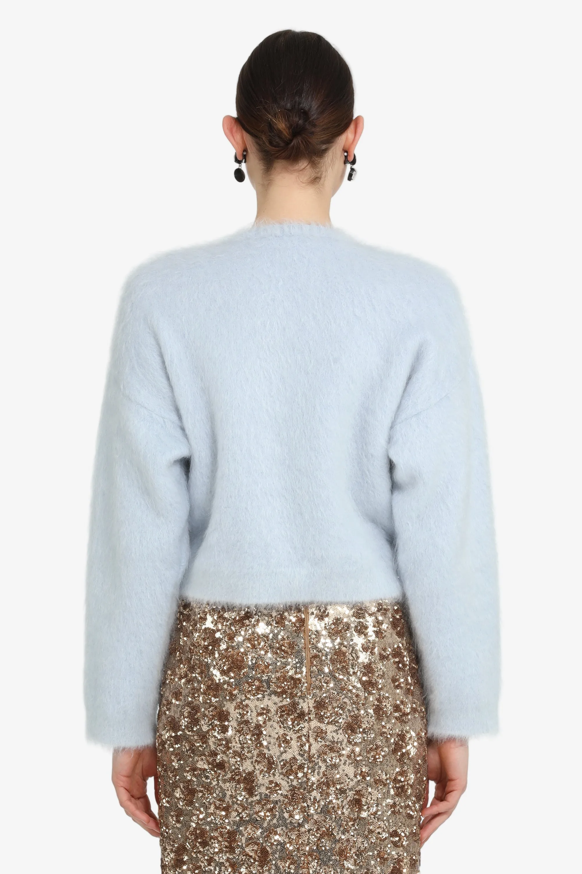 Cardigan girocollo con bottoni gioiello sold by No. 21 product image thumbnail 2