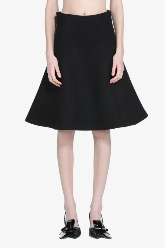 Gonna midi in panno di lana sold by No. 21