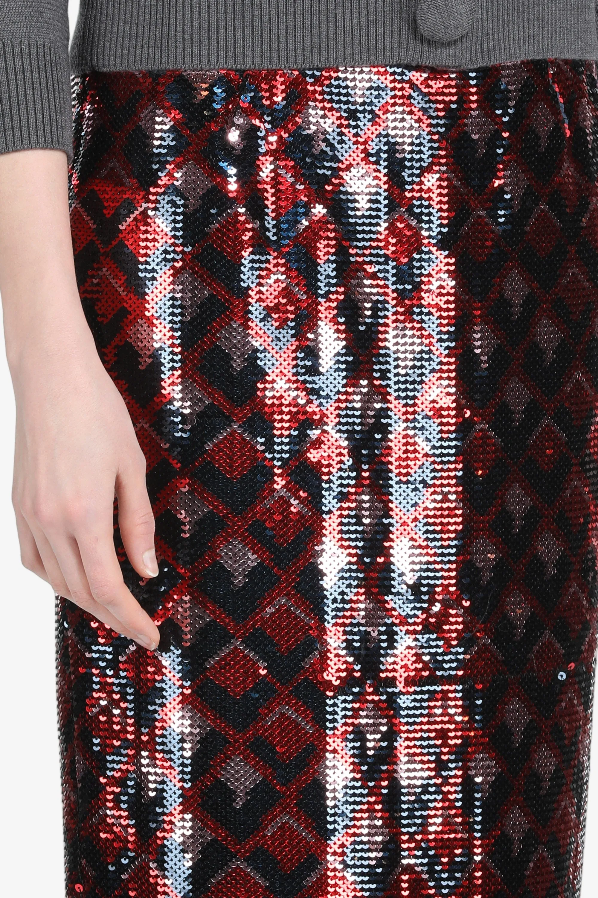 Gonna tubino con tessuto a paillettes sold by No. 21 product image thumbnail 5