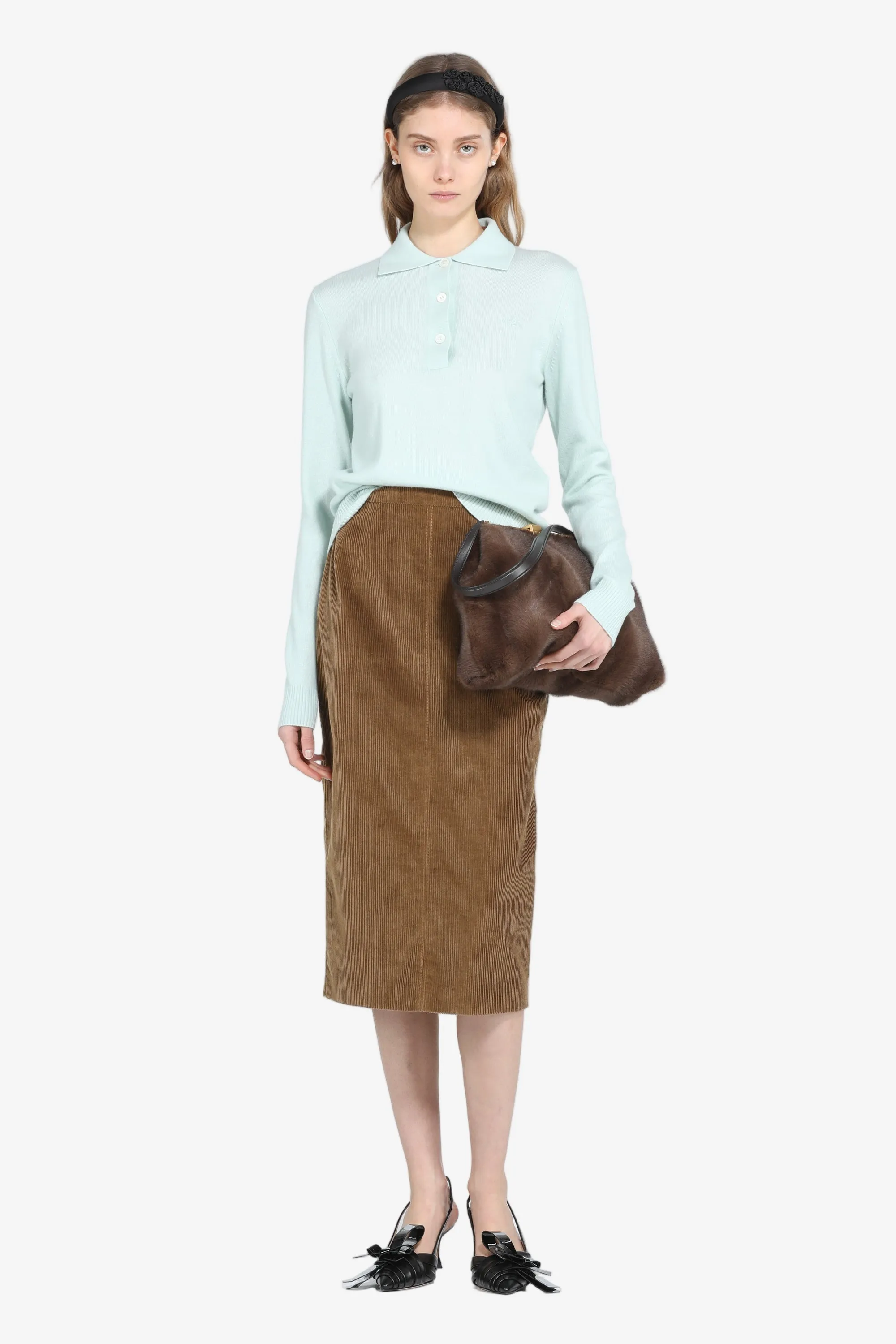 Gonna tubino in velluto sold by No. 21 product image thumbnail 4