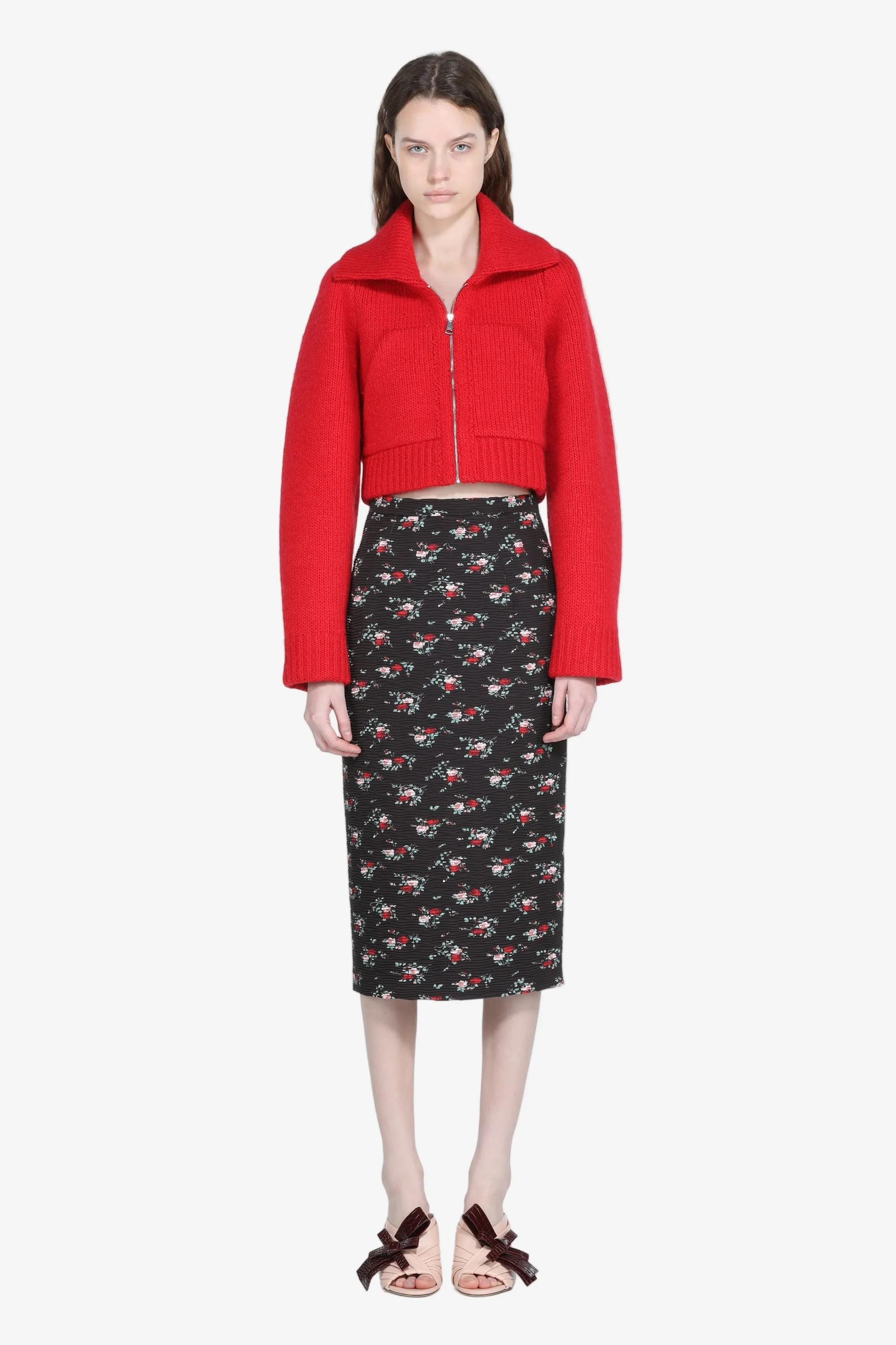 Cardigan con zip cropped sold by No. 21 product image thumbnail 4