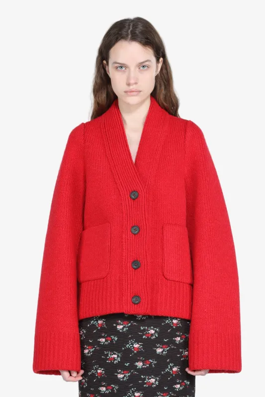 Cardigan over con tasche sold by No. 21