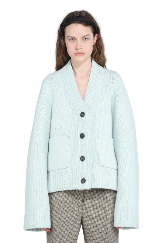 Cardigan over con tasche sold by No. 21