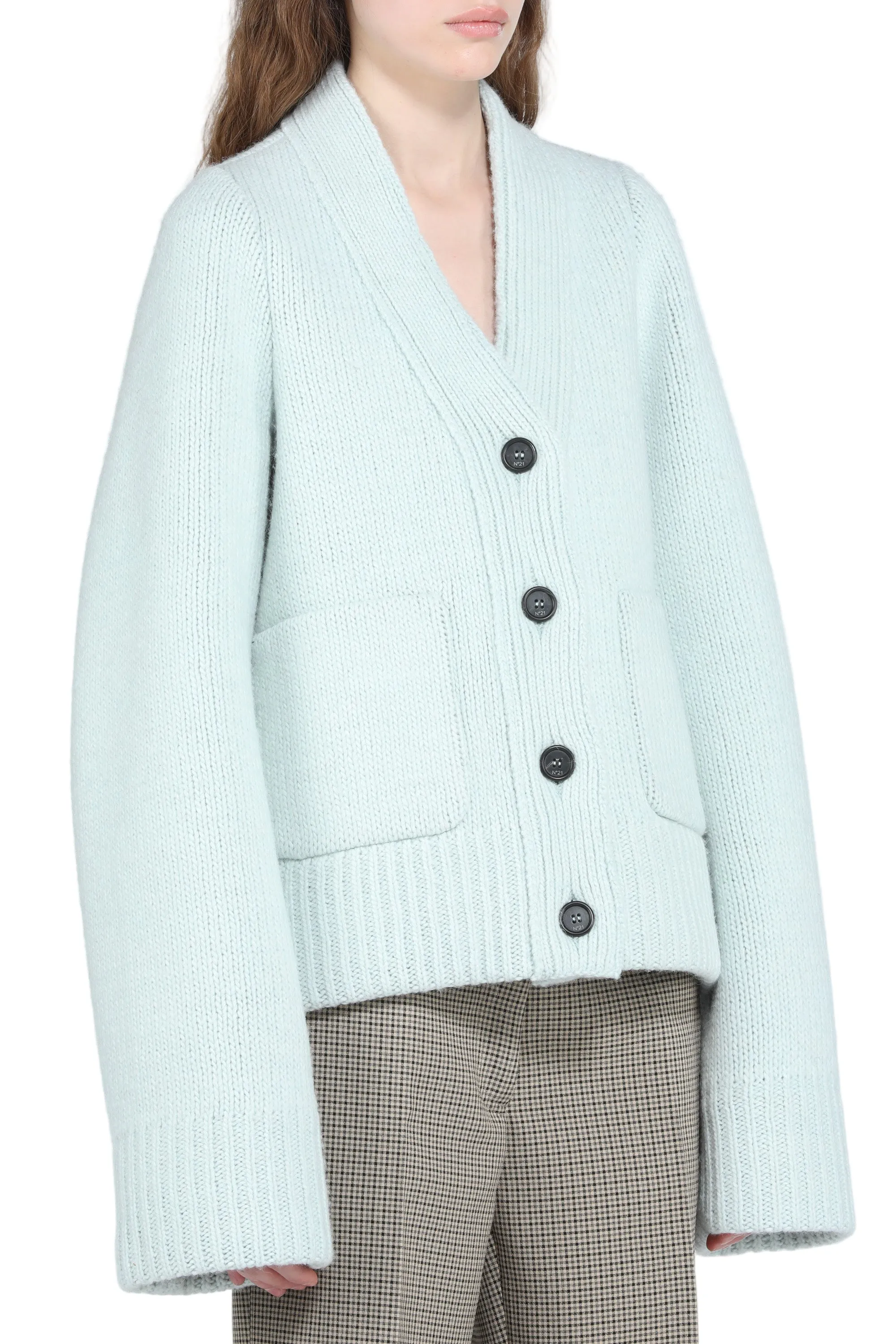 Cardigan over con tasche sold by No. 21 product image thumbnail 5