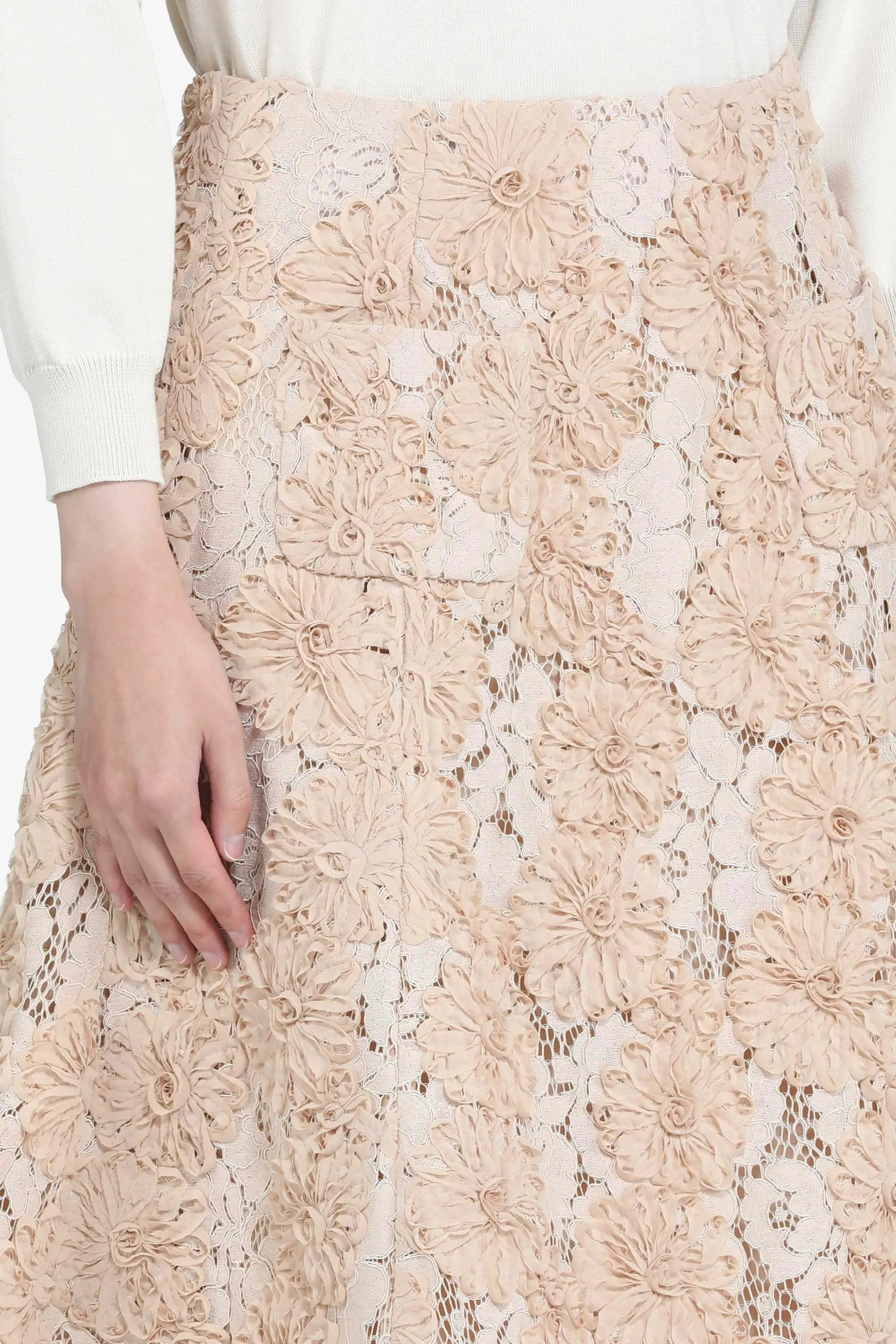 Gonna al ginocchio in pizzo sold by No. 21 product image thumbnail 5