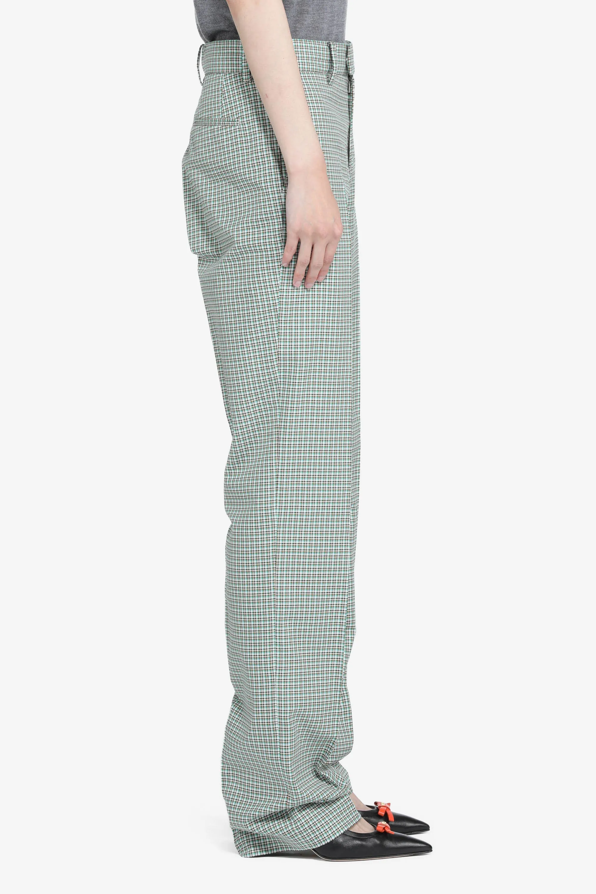 Pantalone dritto con stampa a quadretti sold by No. 21 product image thumbnail 4