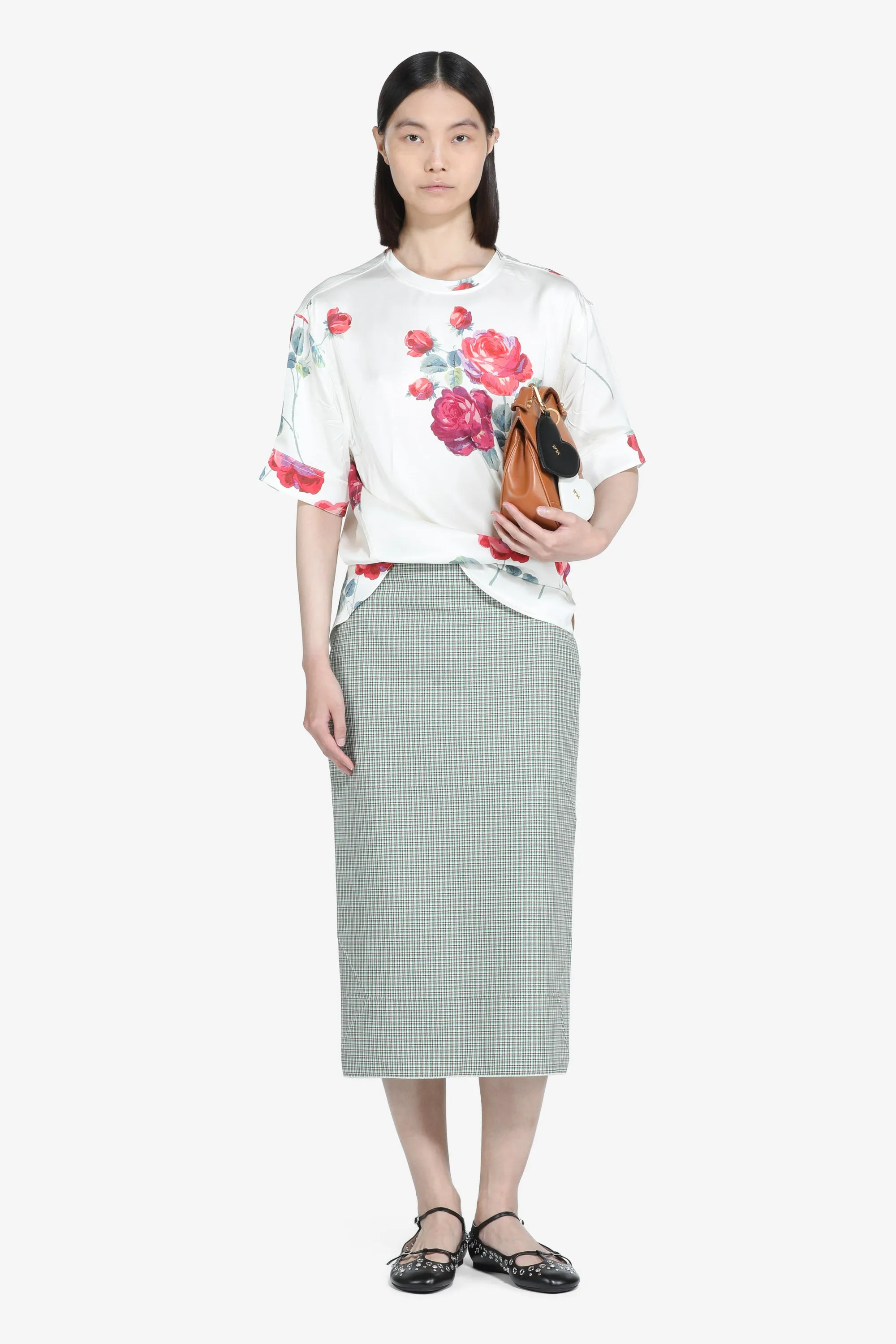 Gonna a tubino con stampa a quadretti sold by No. 21 product image thumbnail 2