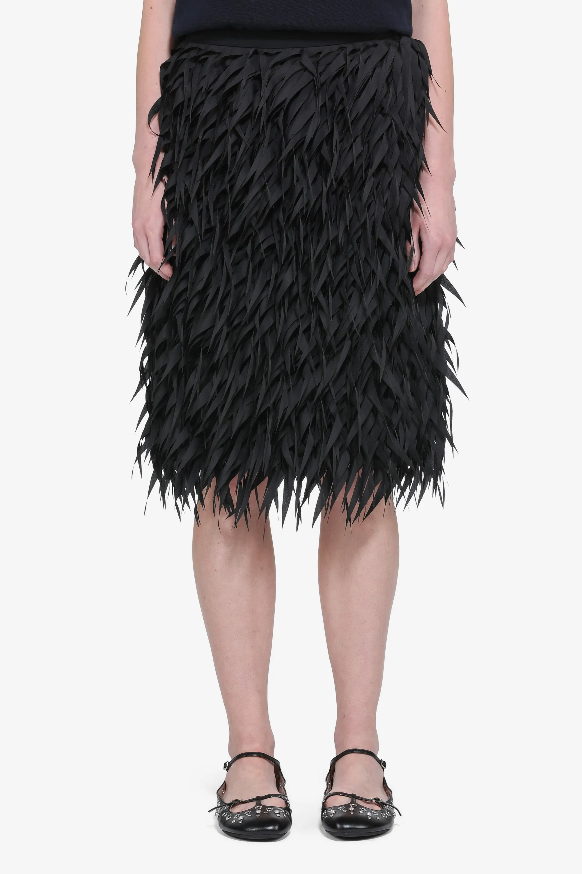 Gonna midi con frange sold by No. 21