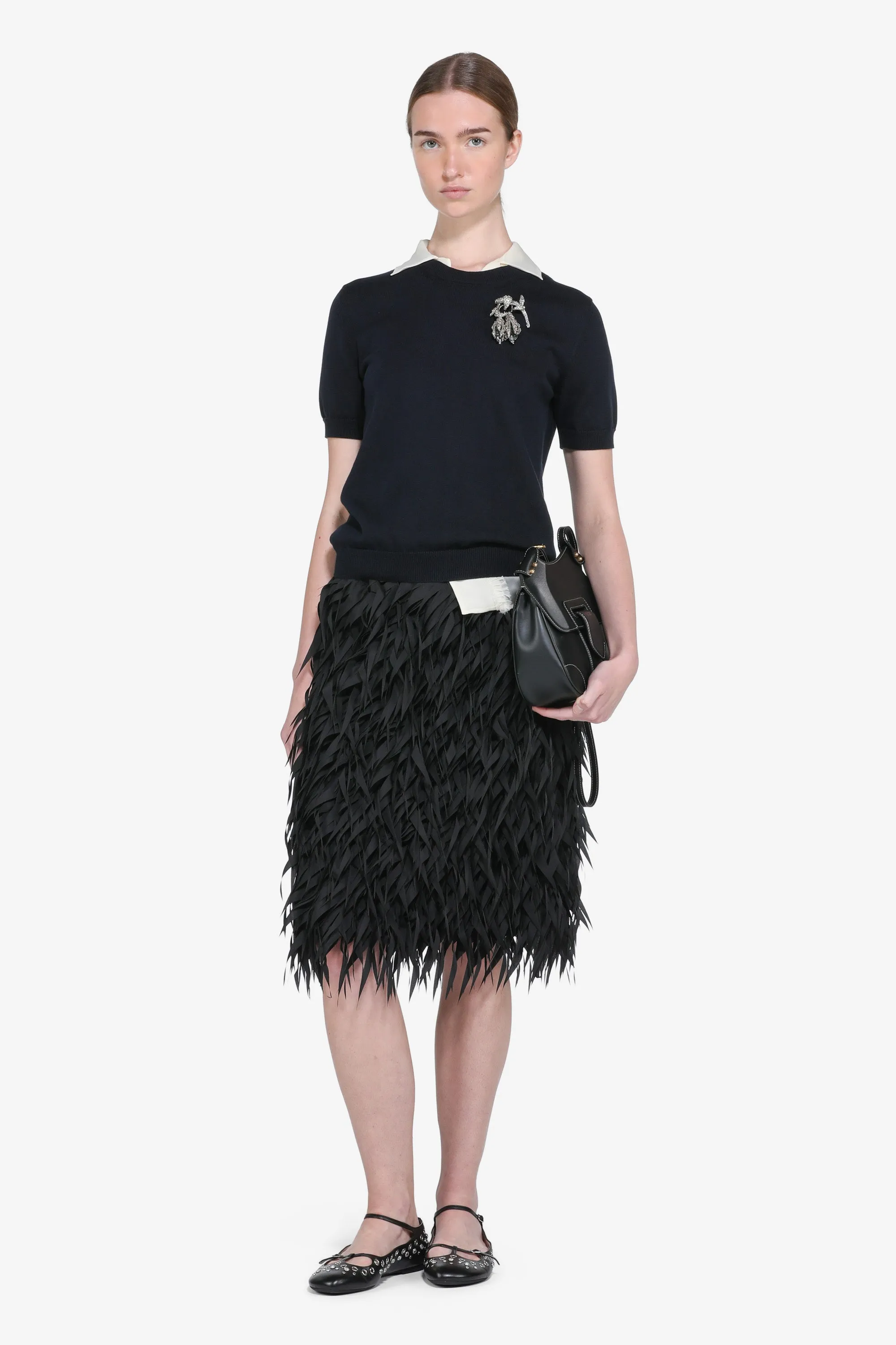 Gonna midi con frange sold by No. 21 product image thumbnail 2