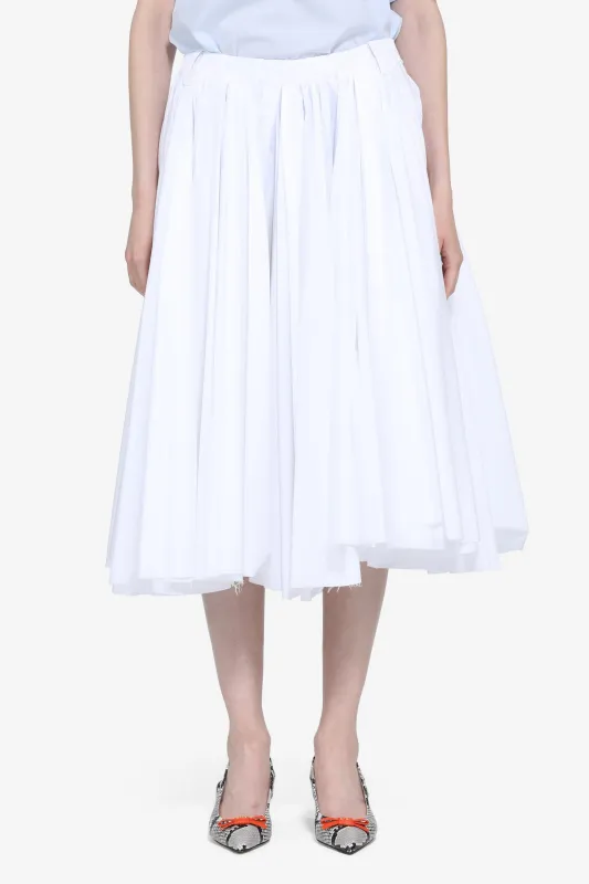 Gonna a ruota plissettata sold by No. 21