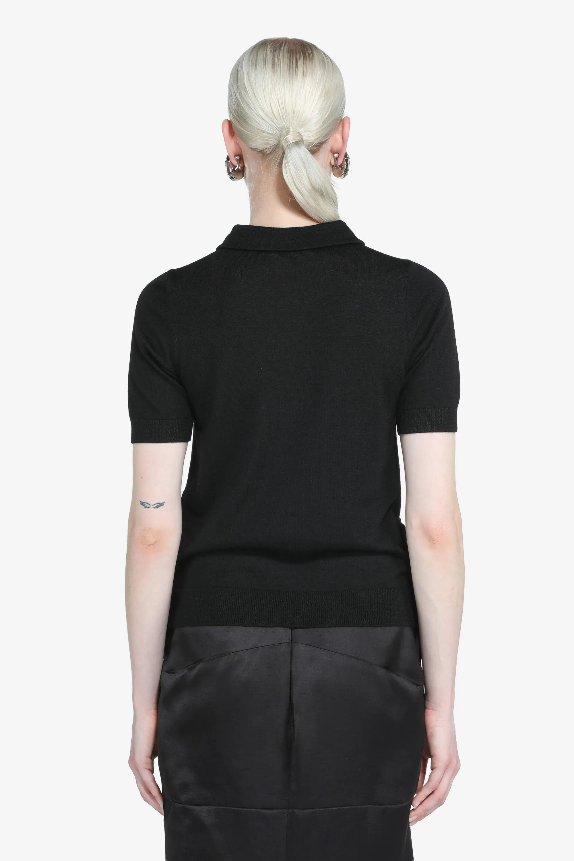 Maglia a polo maniche corte con frange sold by No. 21 product image thumbnail 3