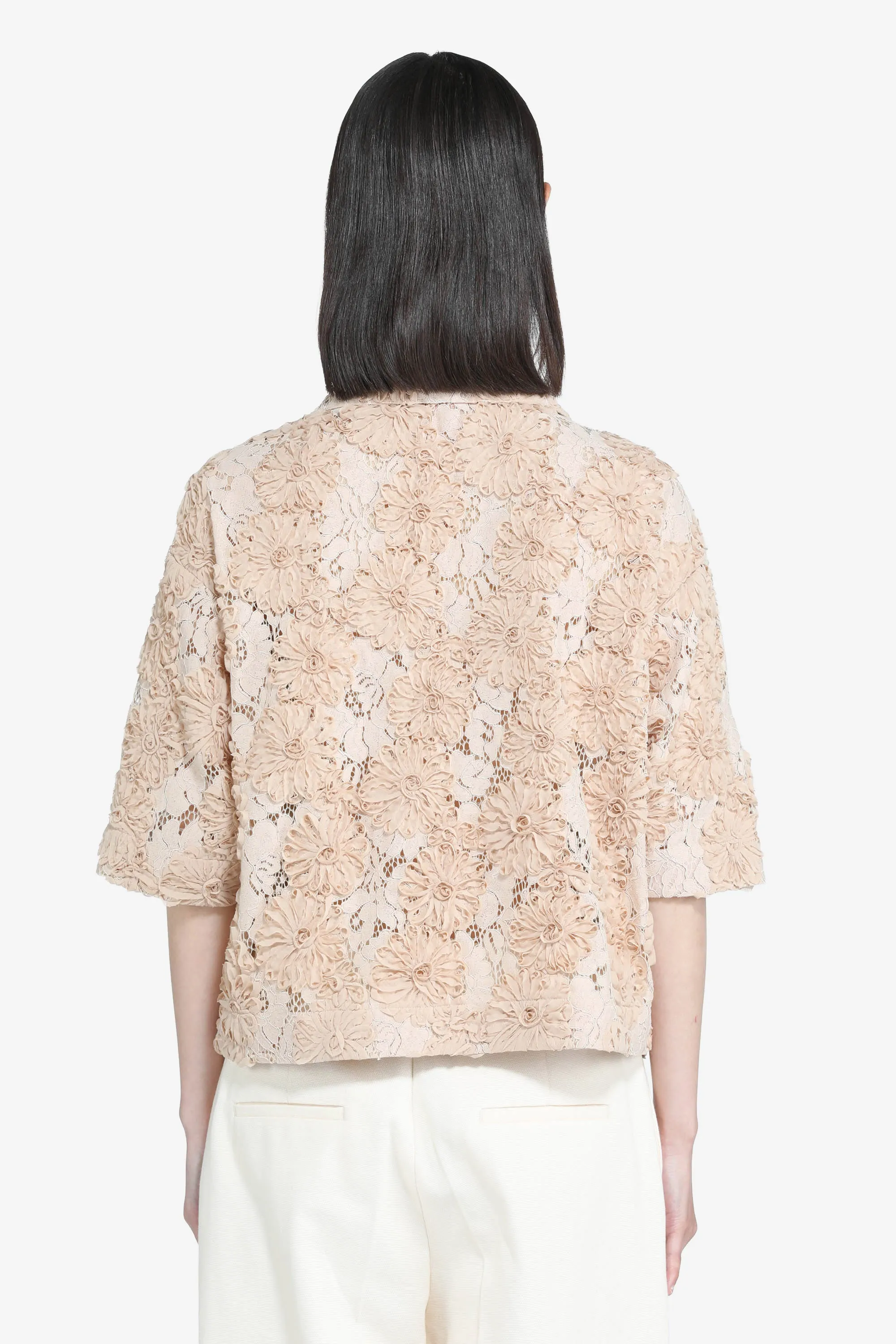 Polo boxy in pizzo sold by No. 21 product image thumbnail 3