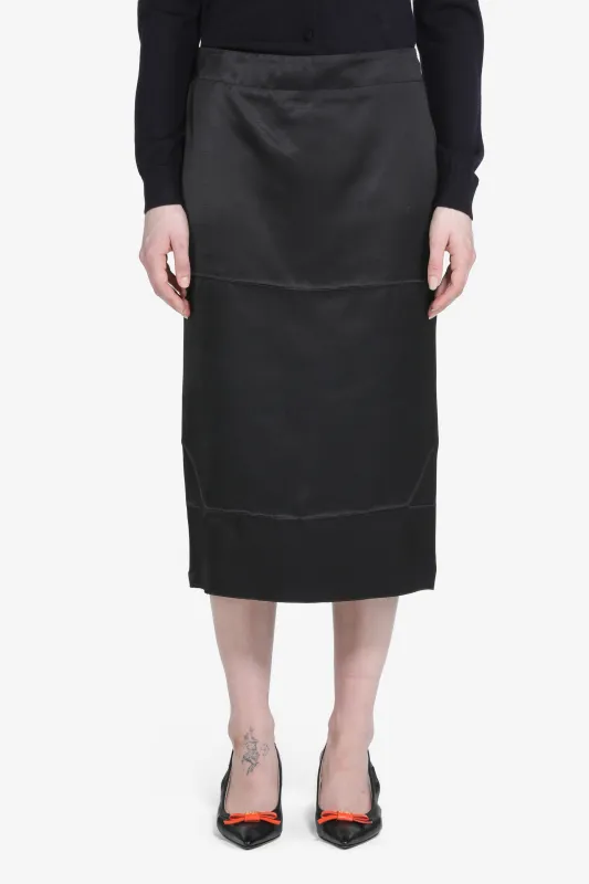 Gonna a tubino in raso sold by No. 21